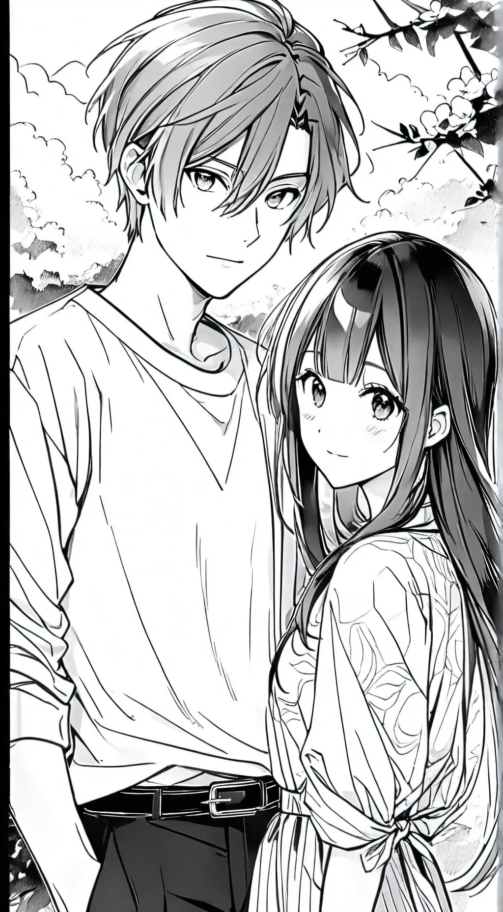 ai character: amor en escuela  background