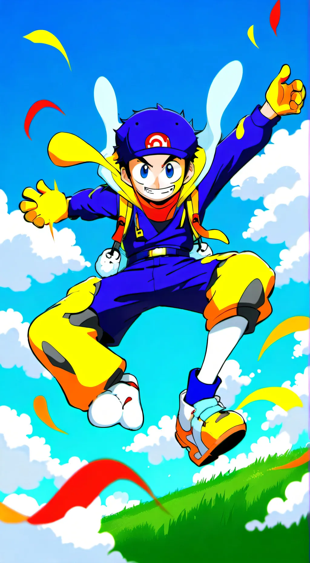 ai character: Sprunki school  background