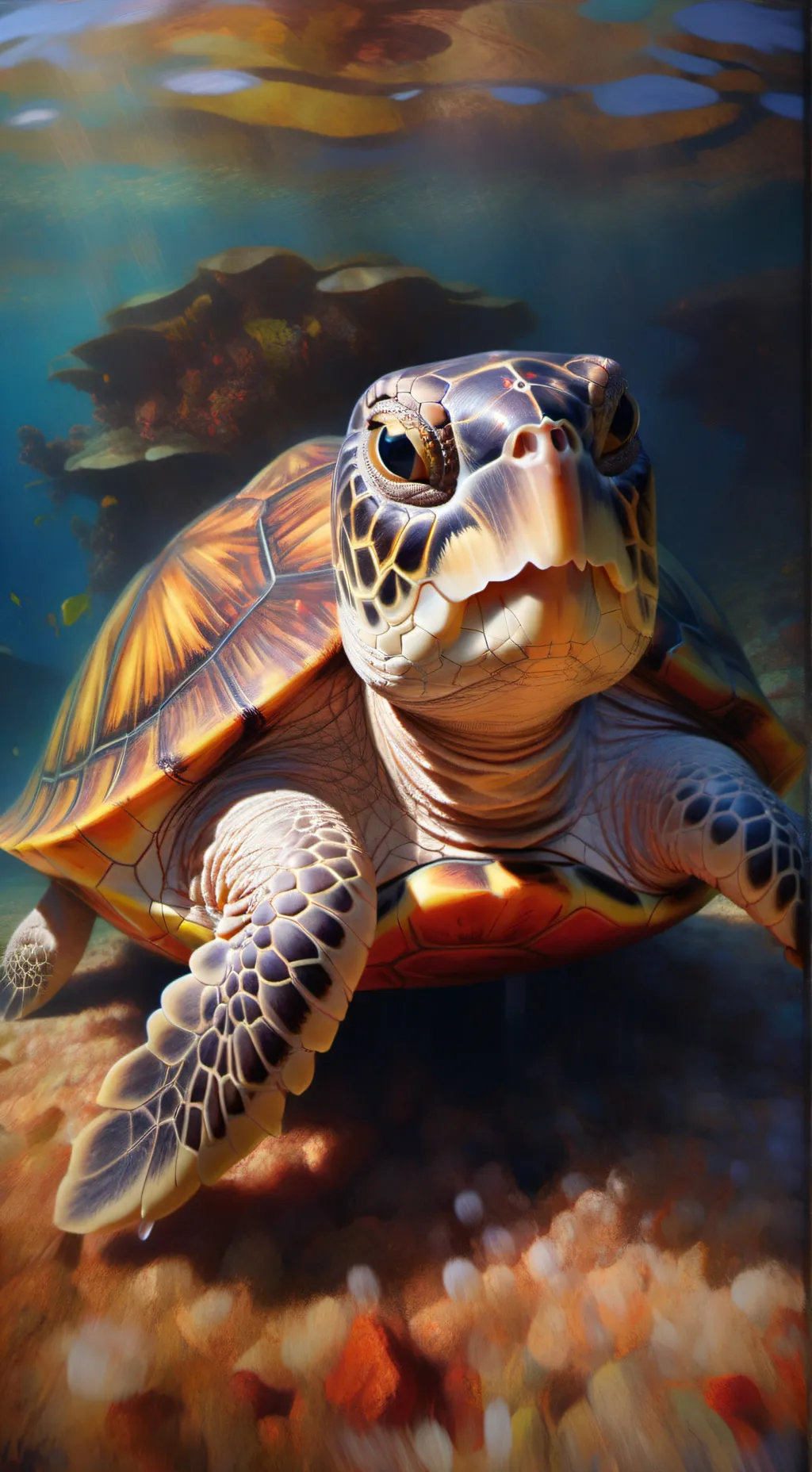 ai character: turt background