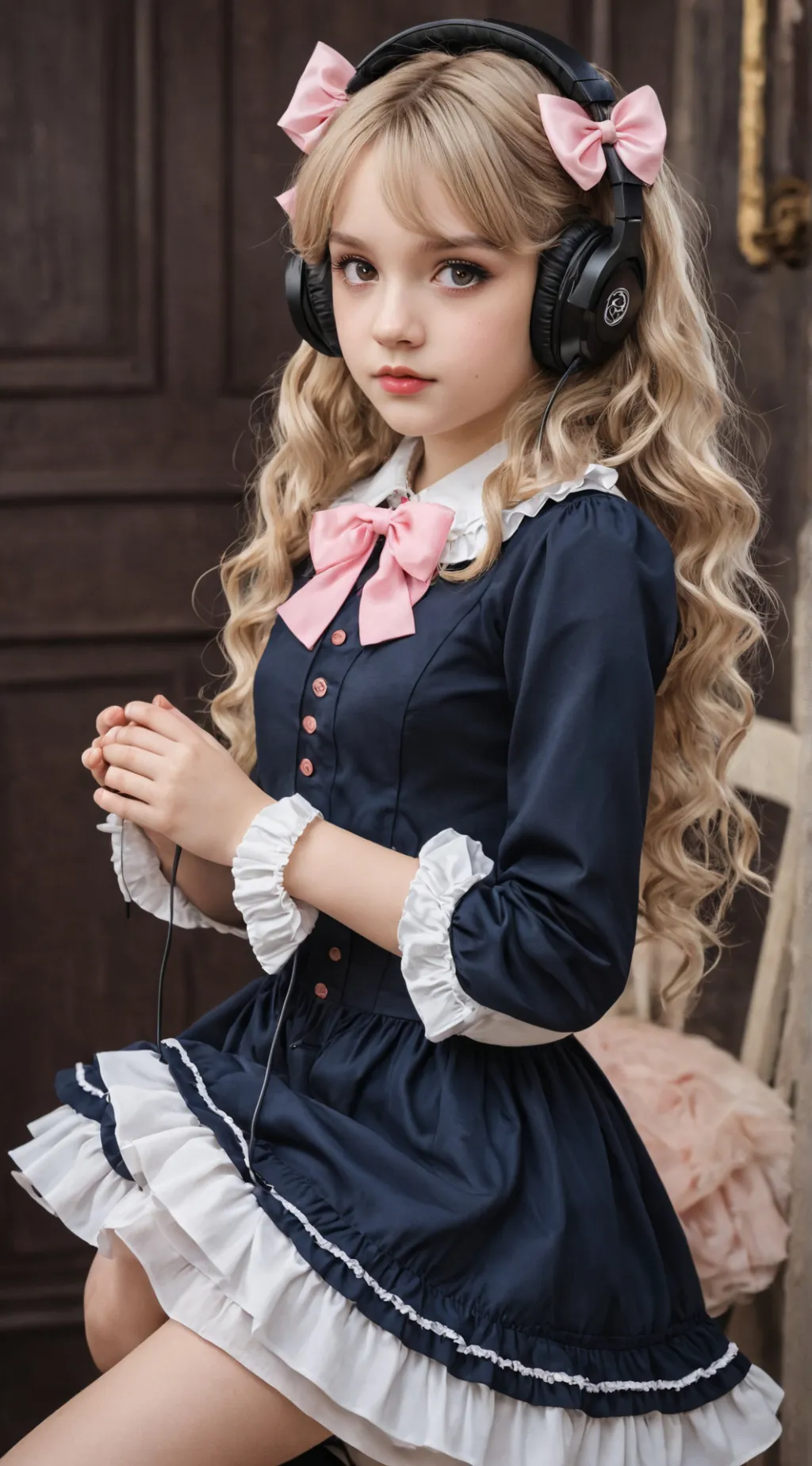 ai character: Ludwina Beethoven  background