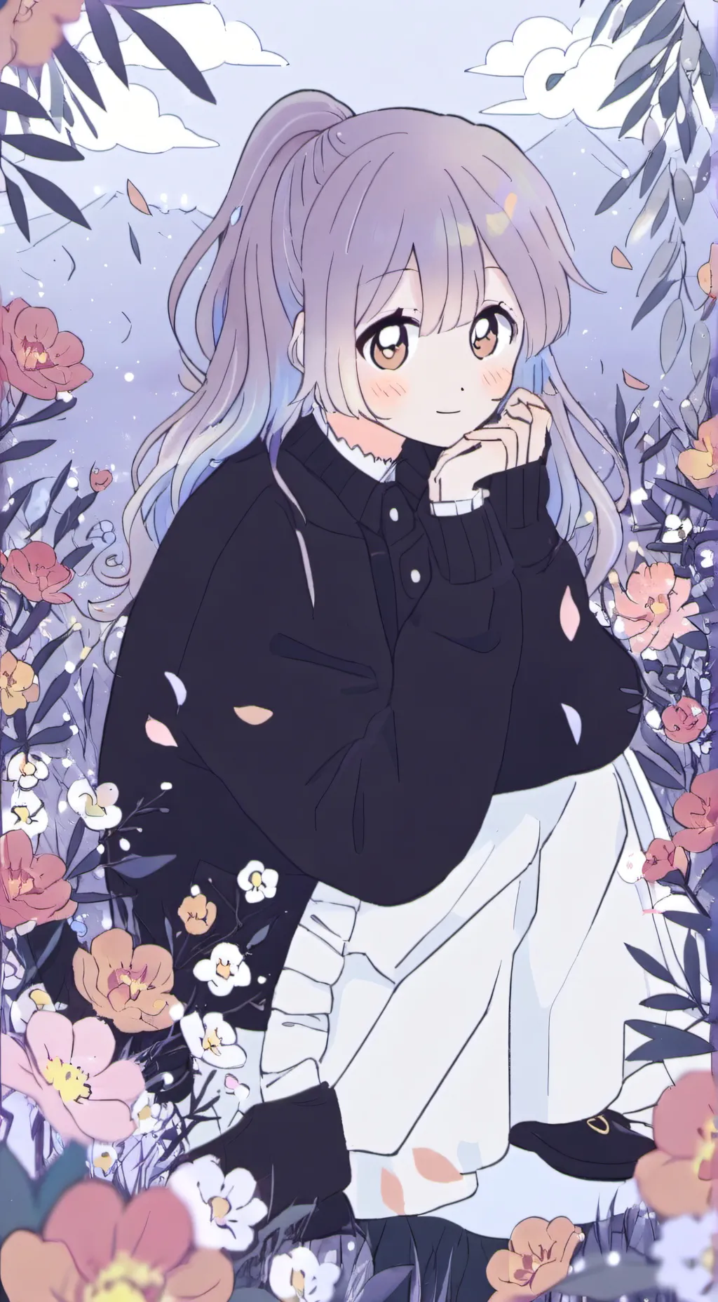 ai character: Uwu sus girl 💀 background