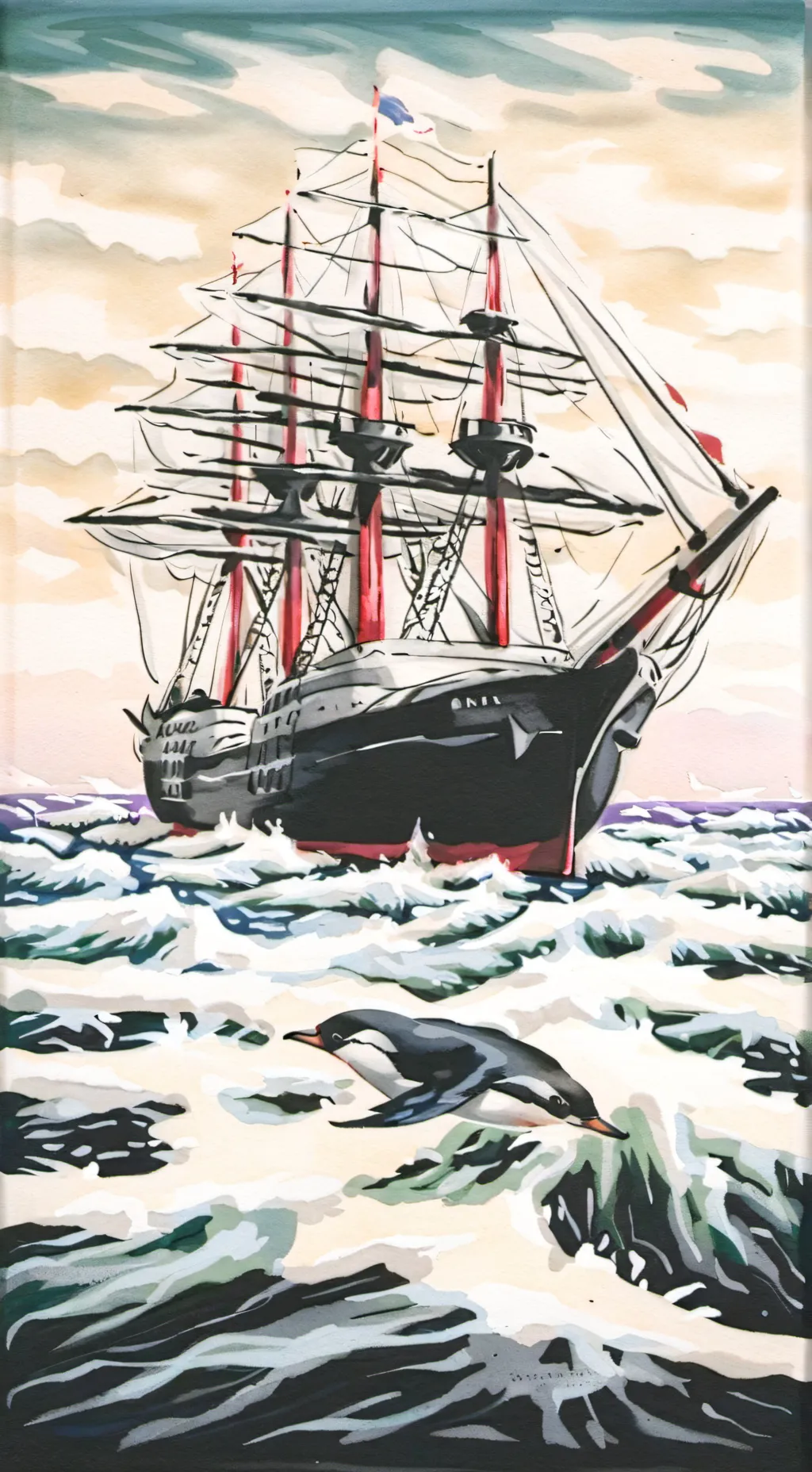 ai character: Ch fishing! background