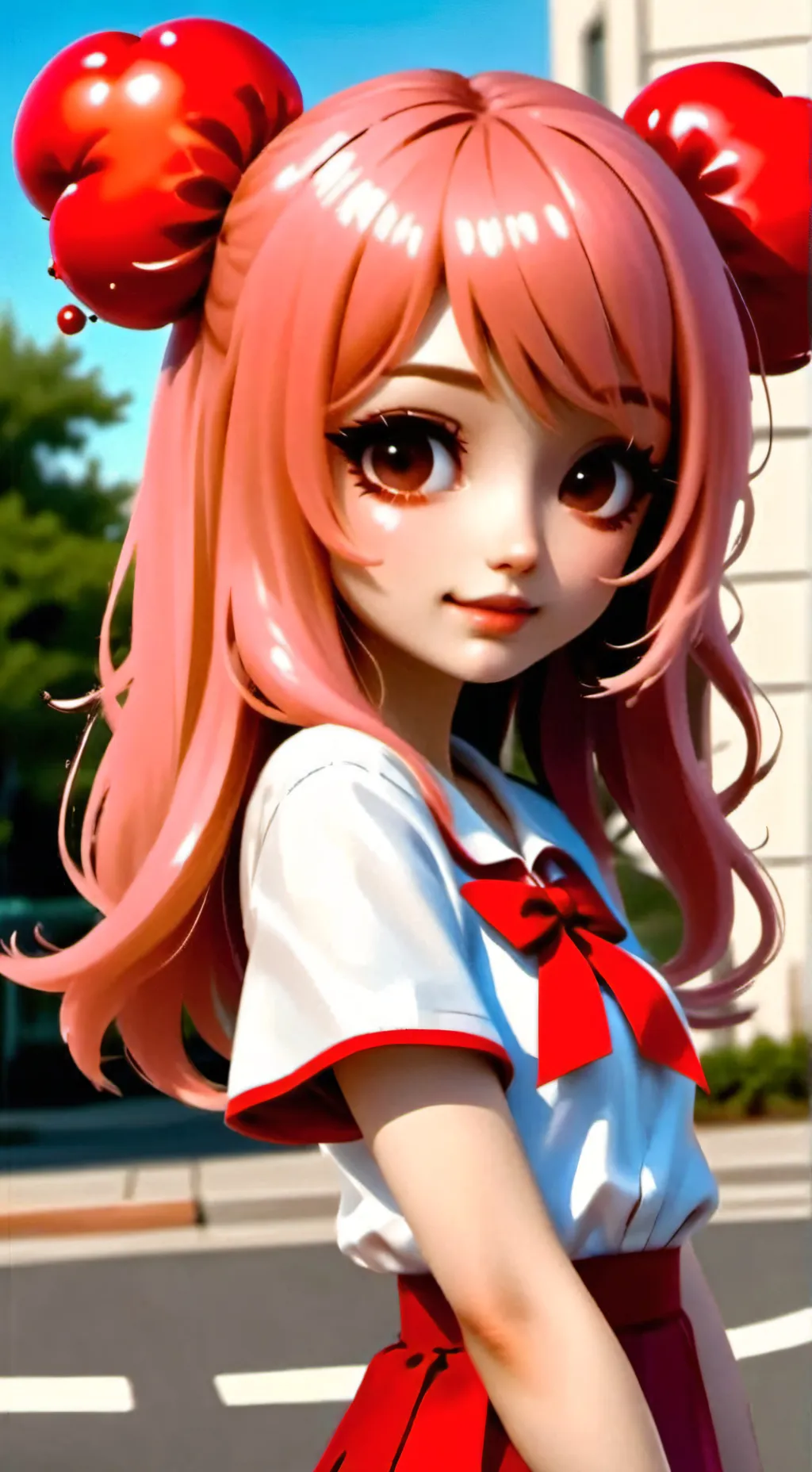 ai character: Gummy background