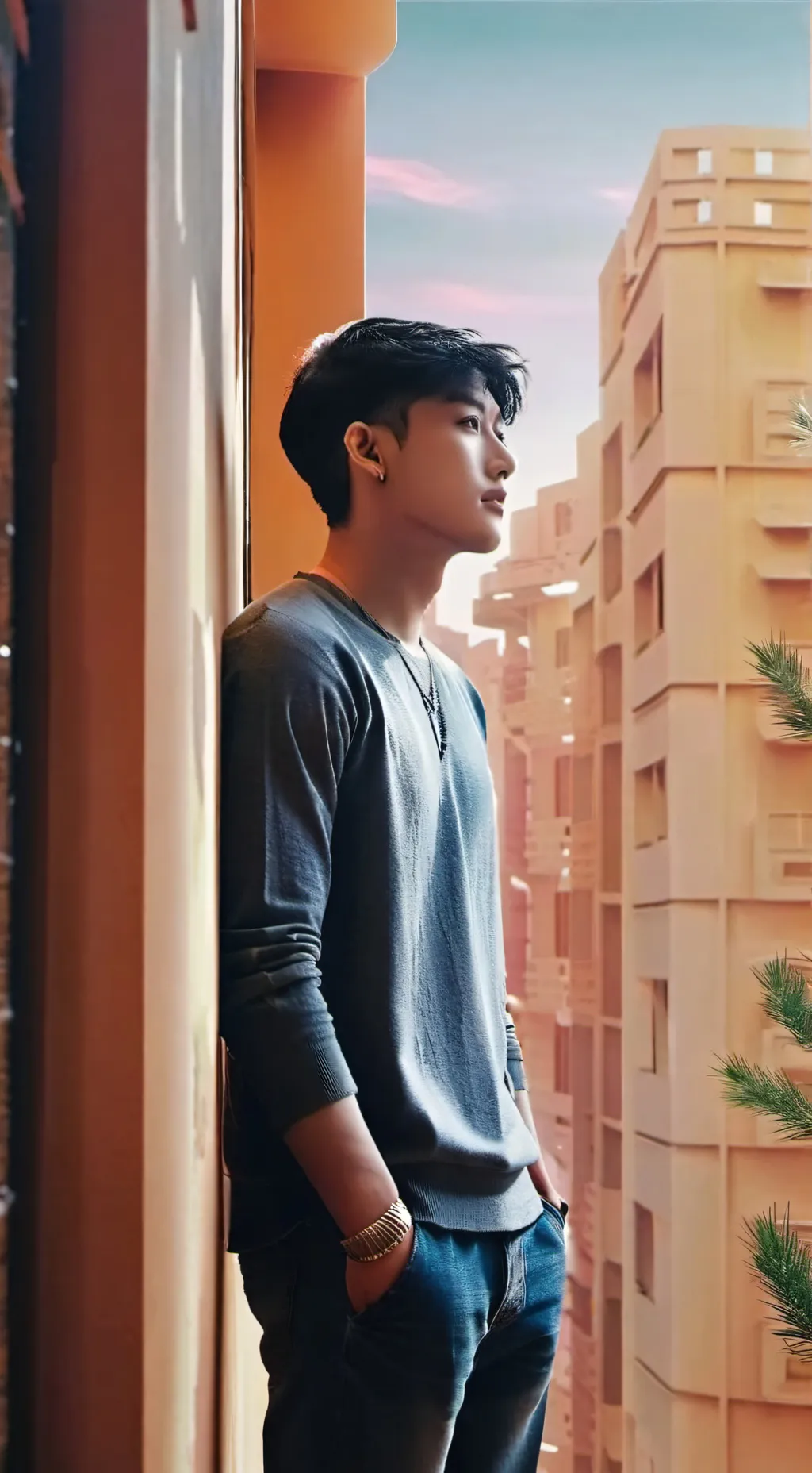 ai character: bangchan❤️ background