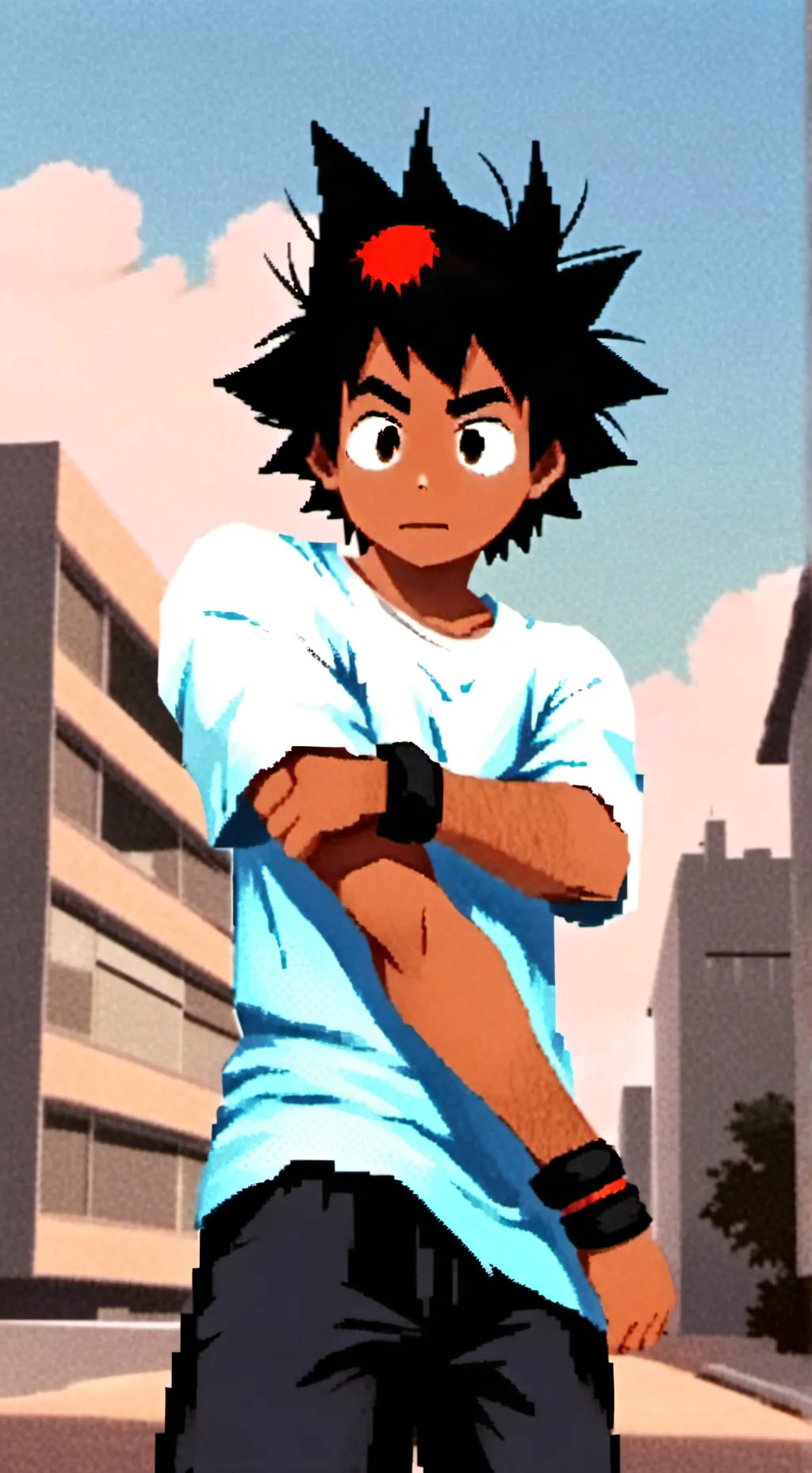 ai character: guy background