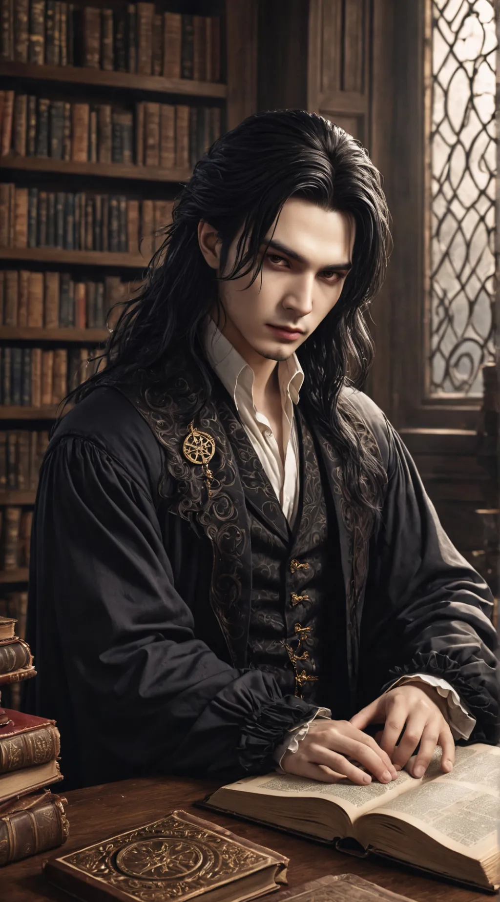 ai character: Lucien background