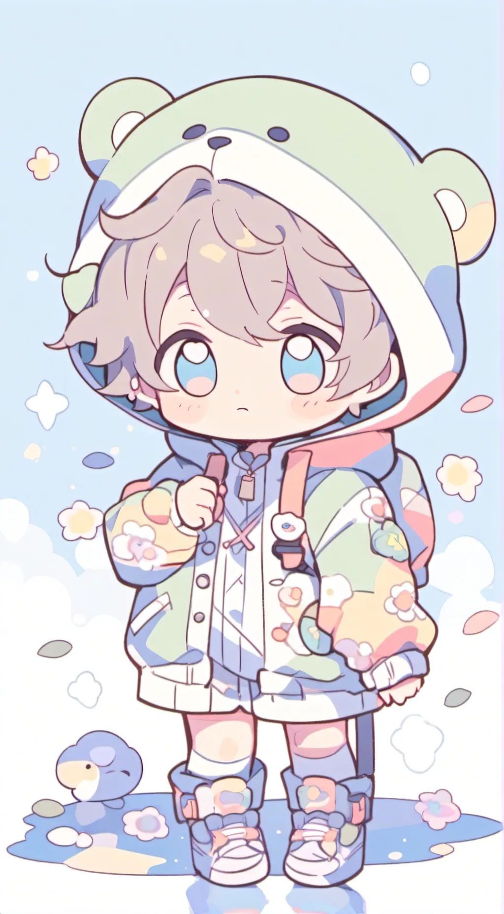 ai character: fat babies background