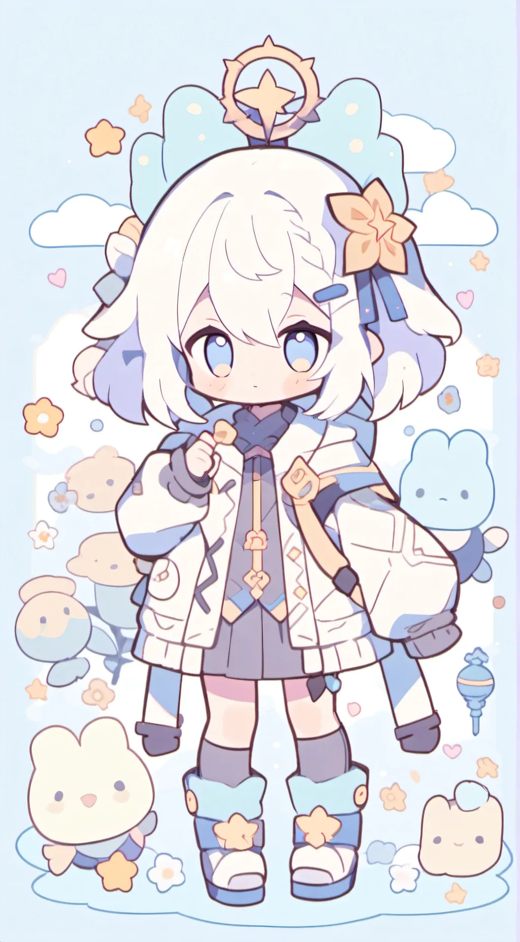 ai character: Nina  background