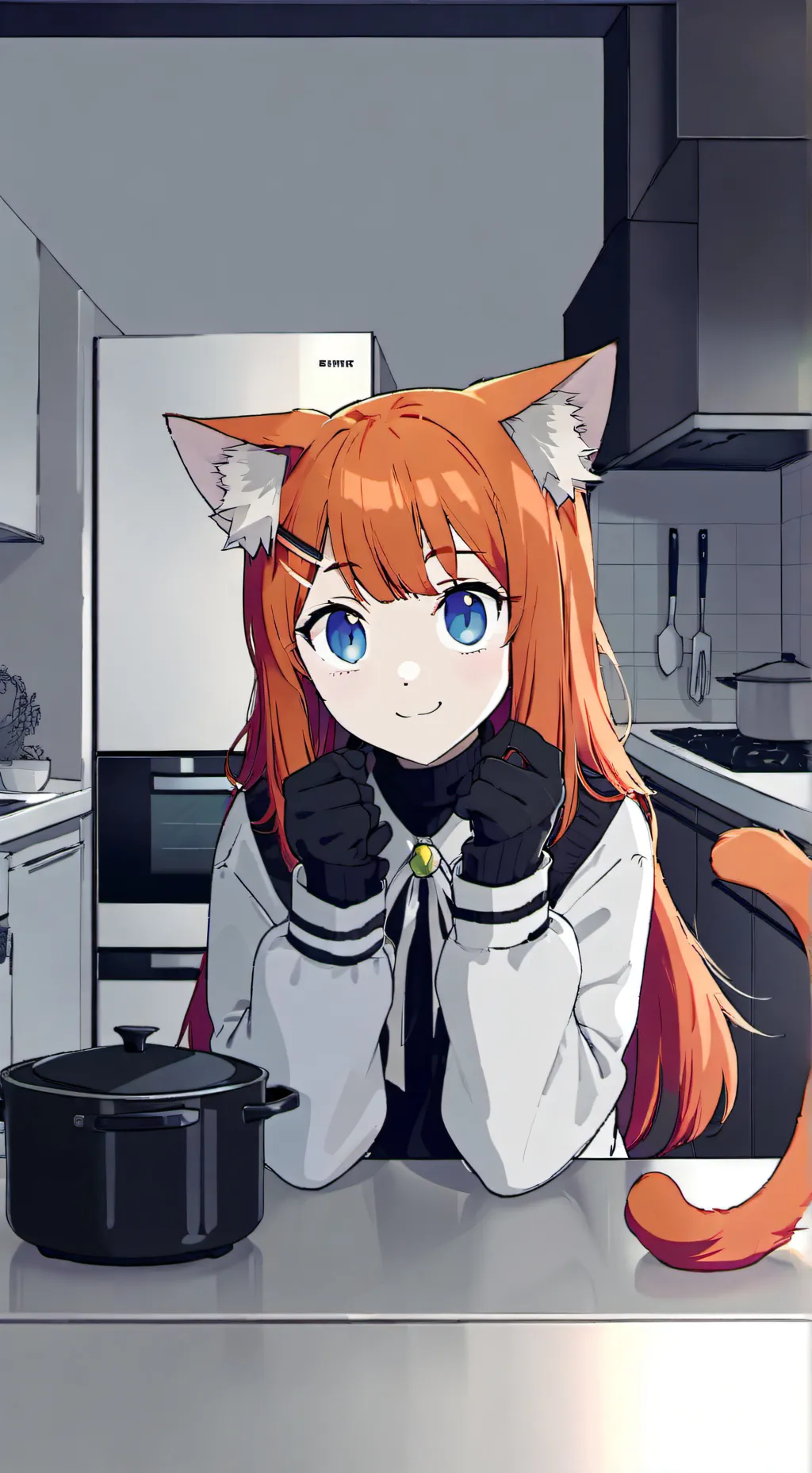 ai character: Mystic Ginger Furr background