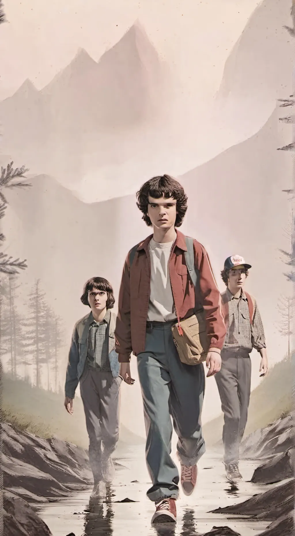 ai character: stranger things  background