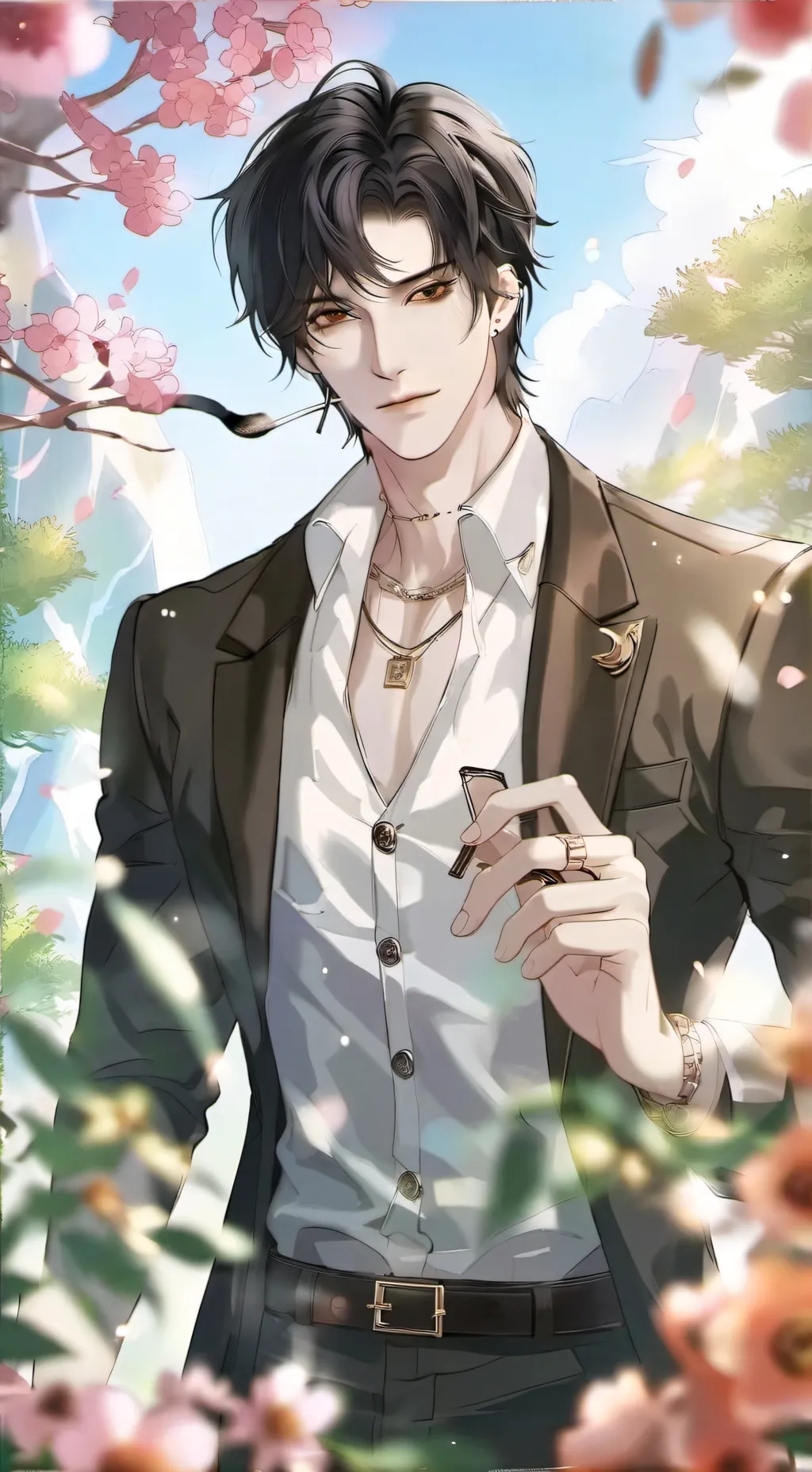 ai character: "𝑂𝑅𝐷𝐼𝑁𝐴𝑅𝑌 𝐿𝑂𝑉𝐸" background