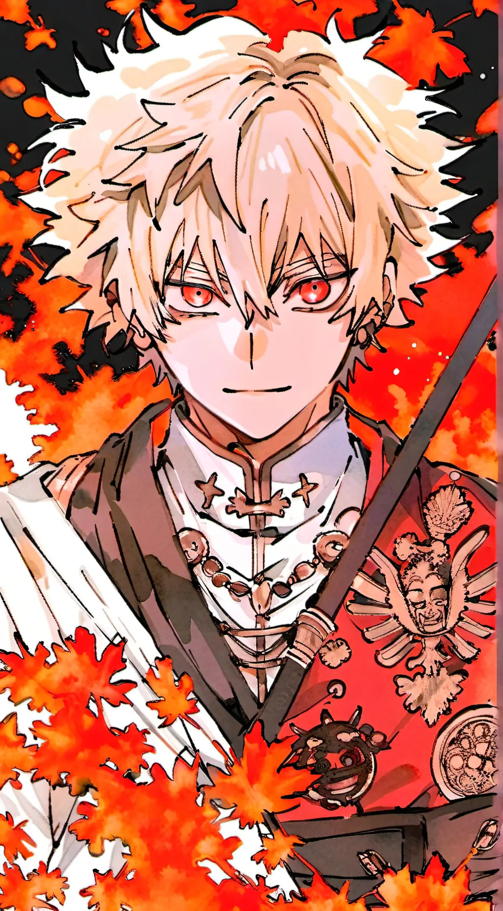 ai character: Bakugo background