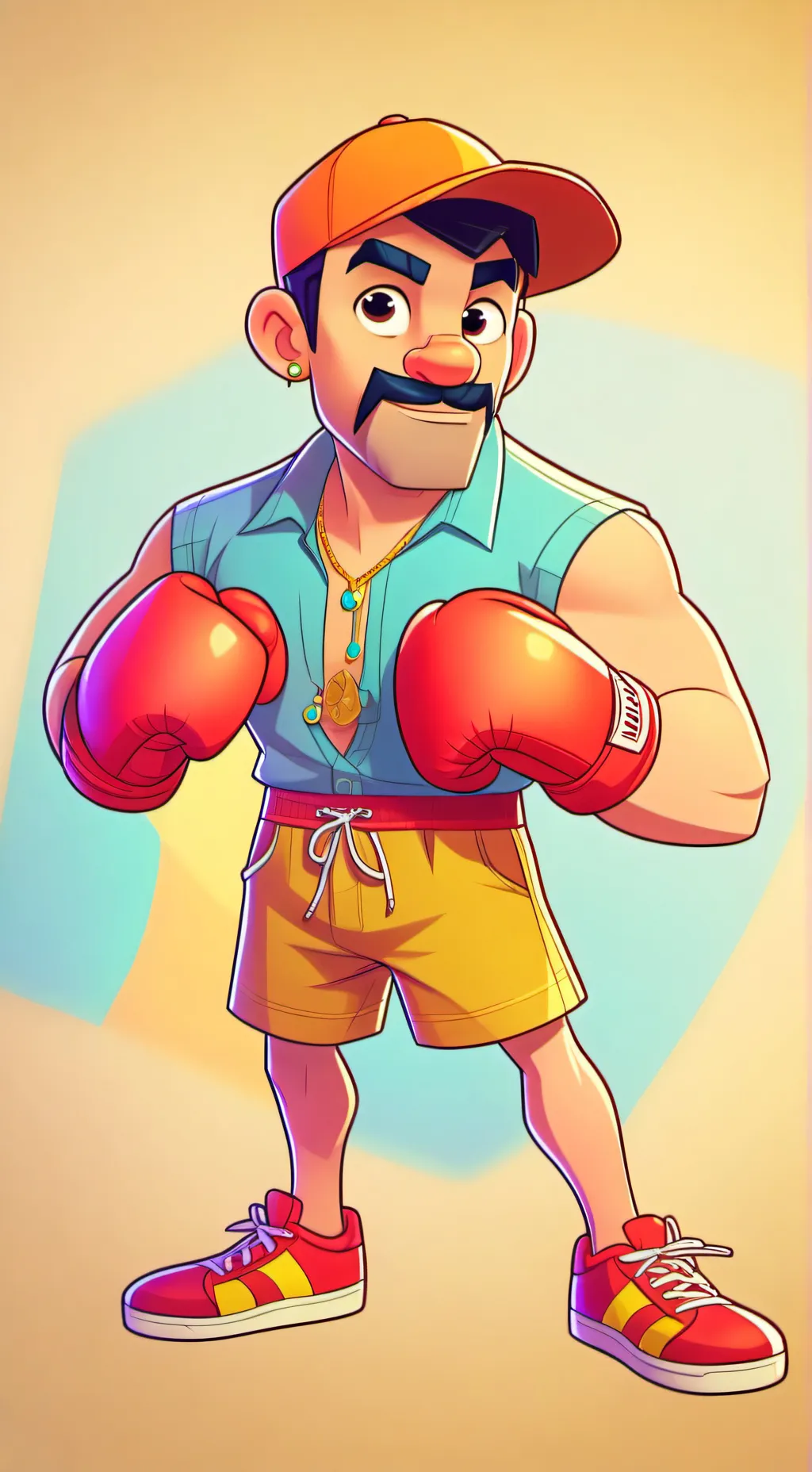 ai character: Oliver vs you  background