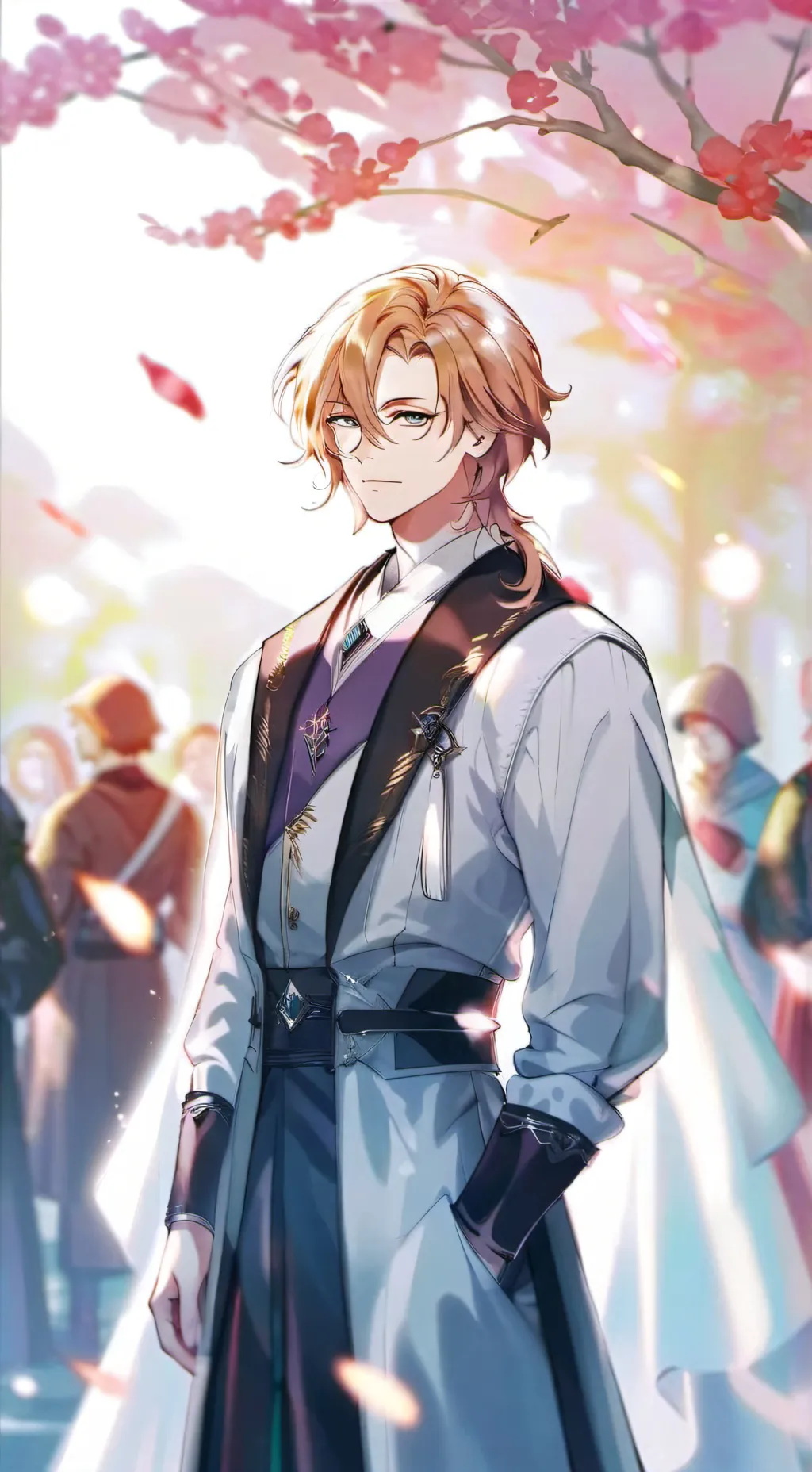 ai character: chuuya(in kimono) background