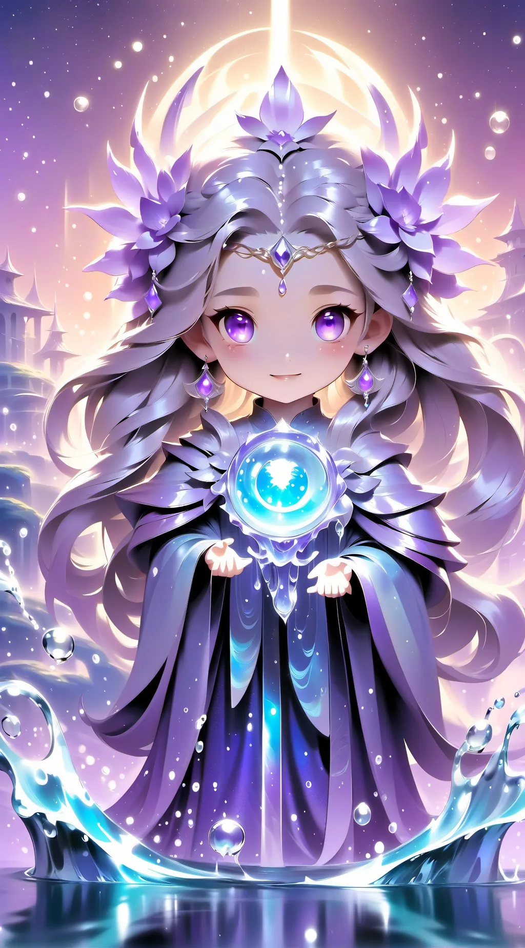 ai character: dandy world  background