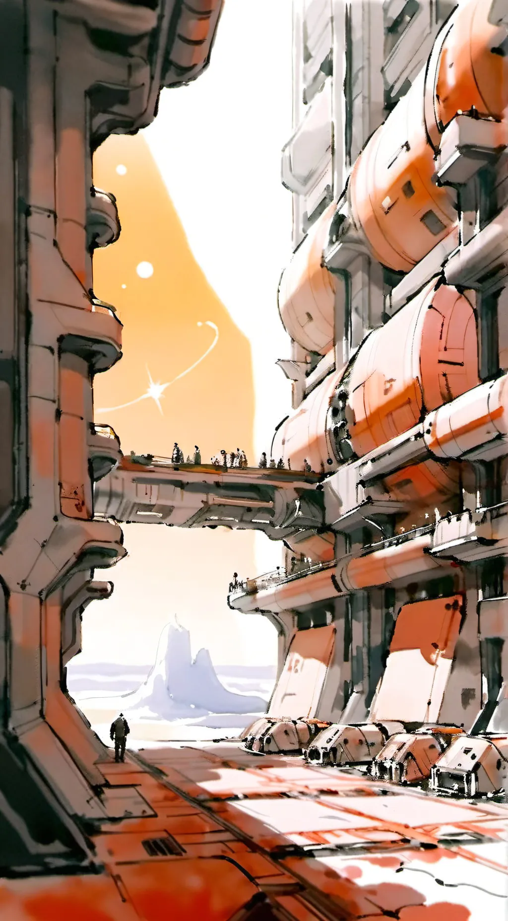 ai character: Terminal 1 background