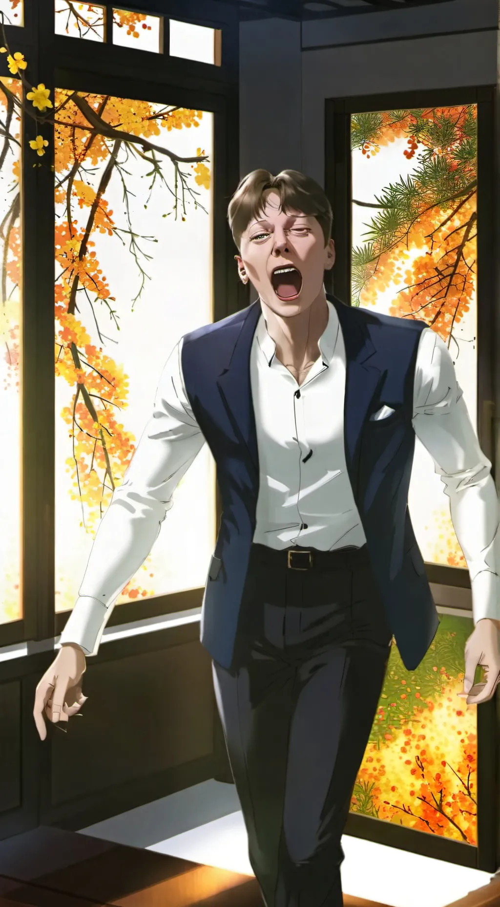 ai character: Jonathan  background