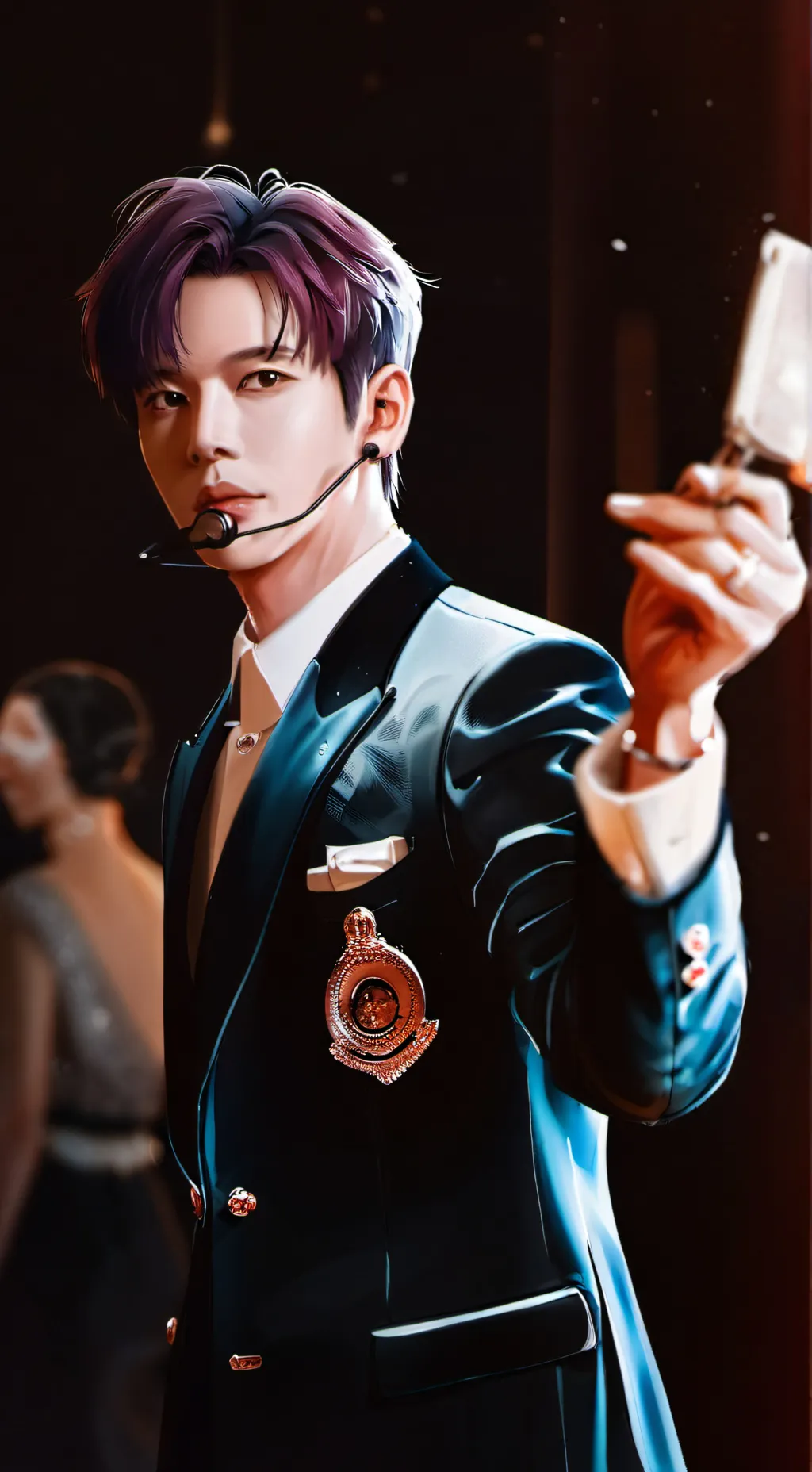 ai character: Lee Heeseung  background