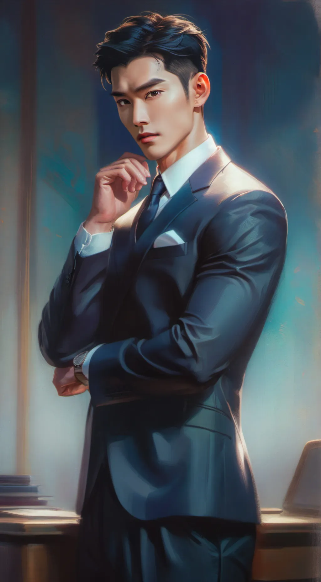 ai character: Kim Young-gi background