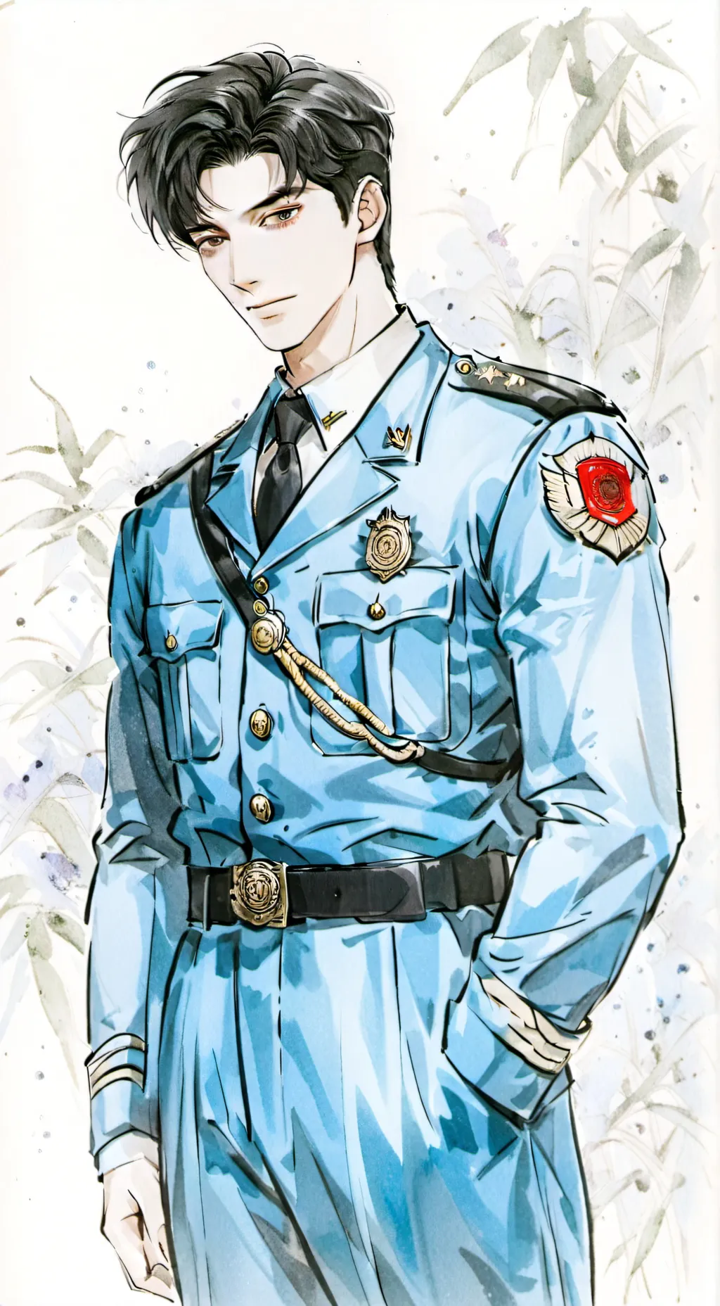 ai character: policeman William background