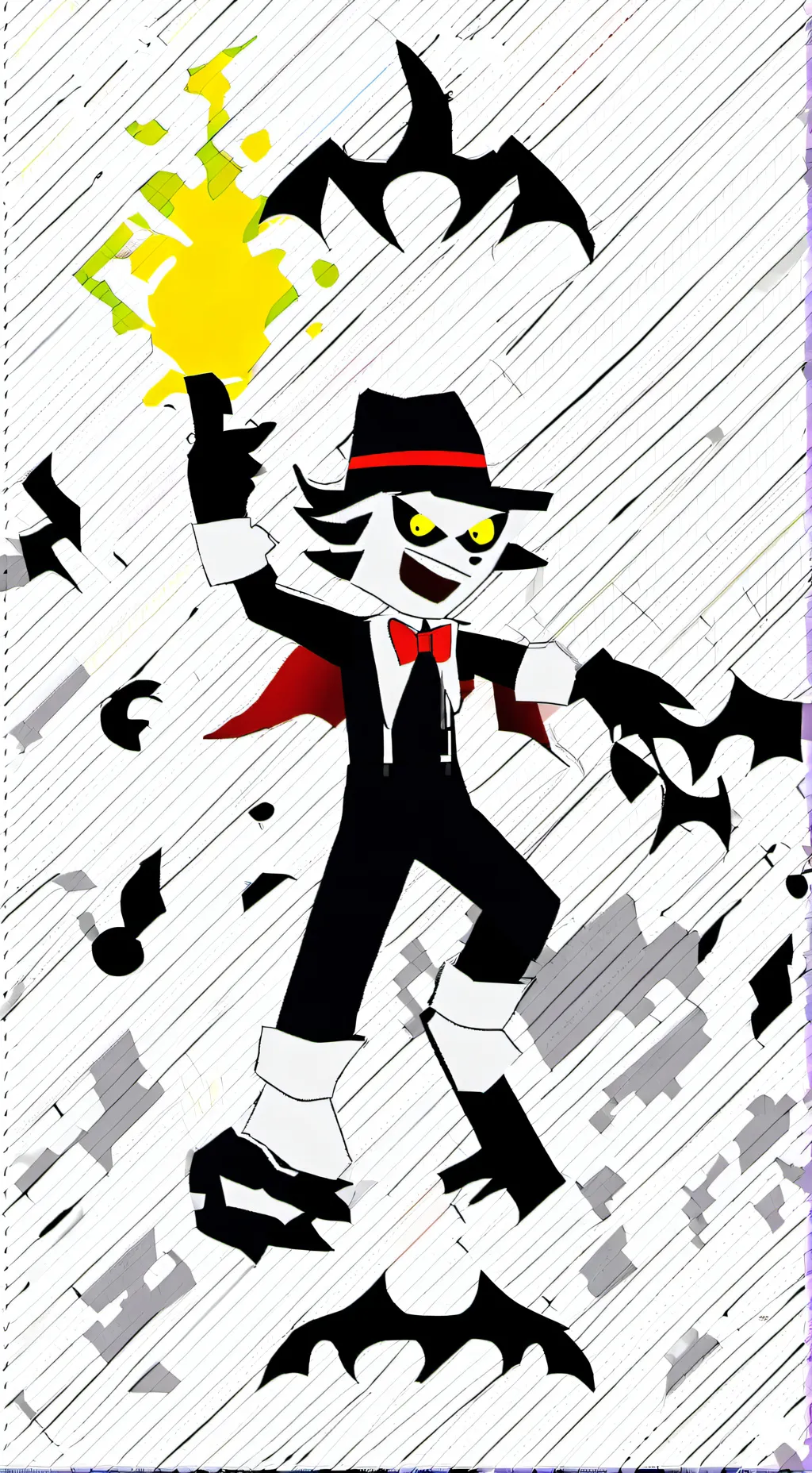 ai character: husk ang angel  background