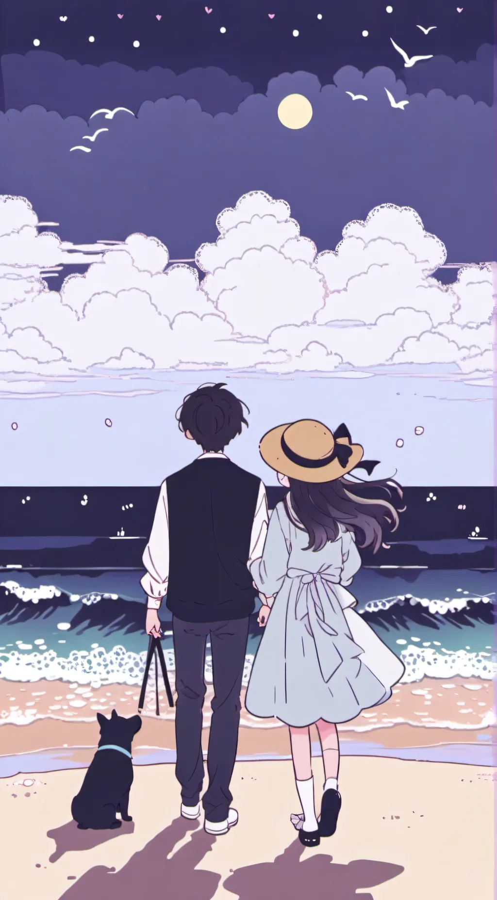 ai character: Dw beach! 🏖 background