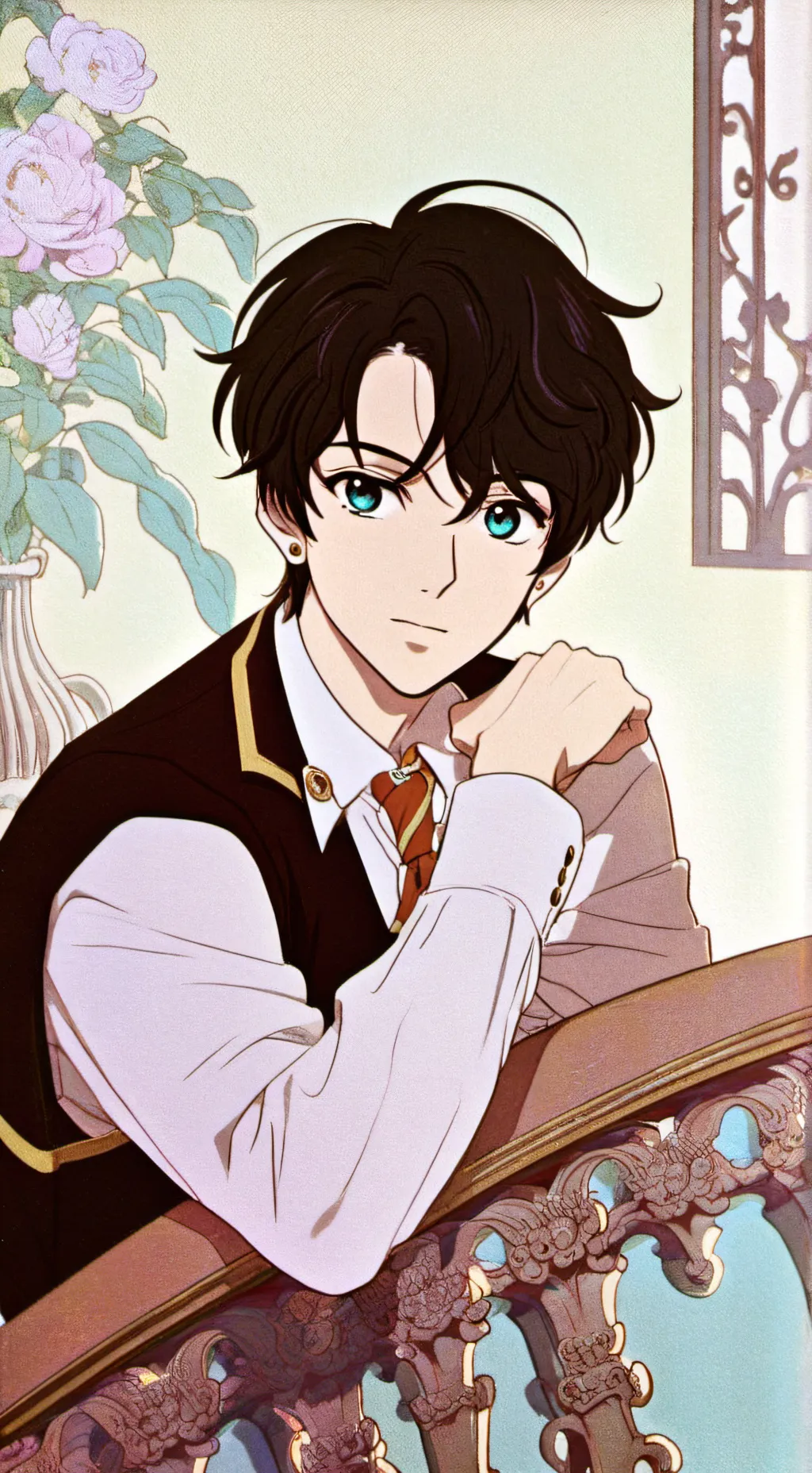 ai character: Damian background