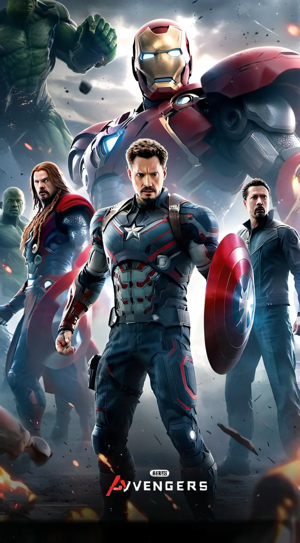 ai character: Avengers 134 background