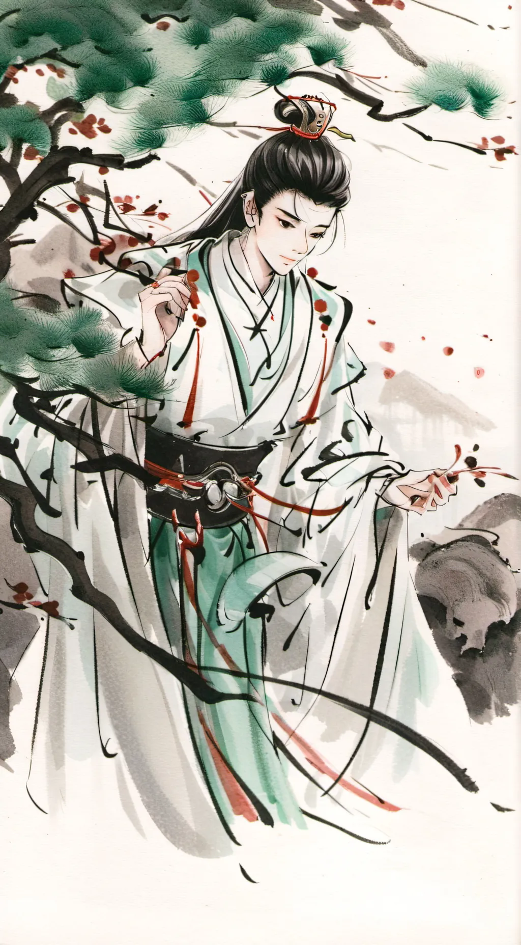 ai character: Desde que te vi background