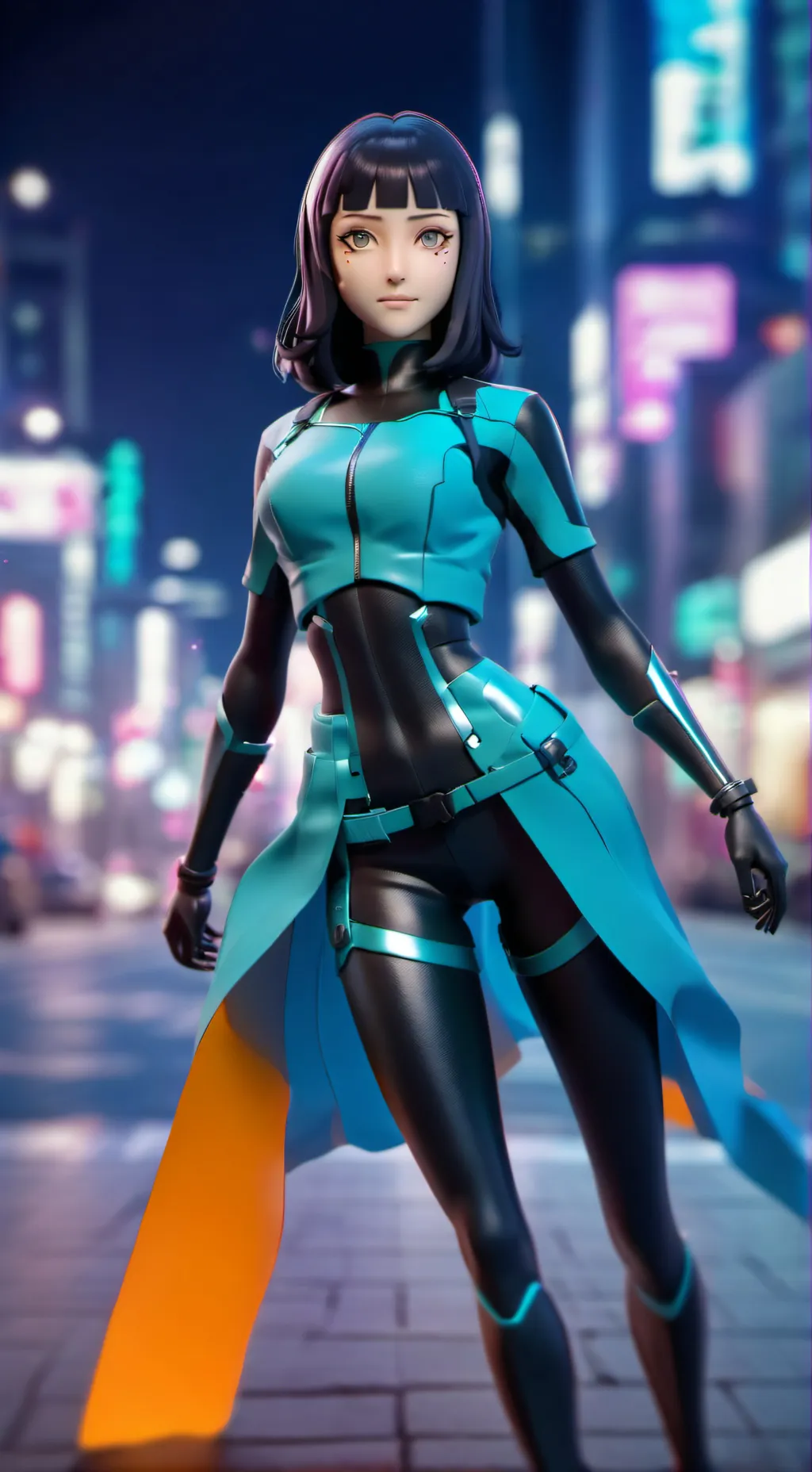 ai character: Hinata background