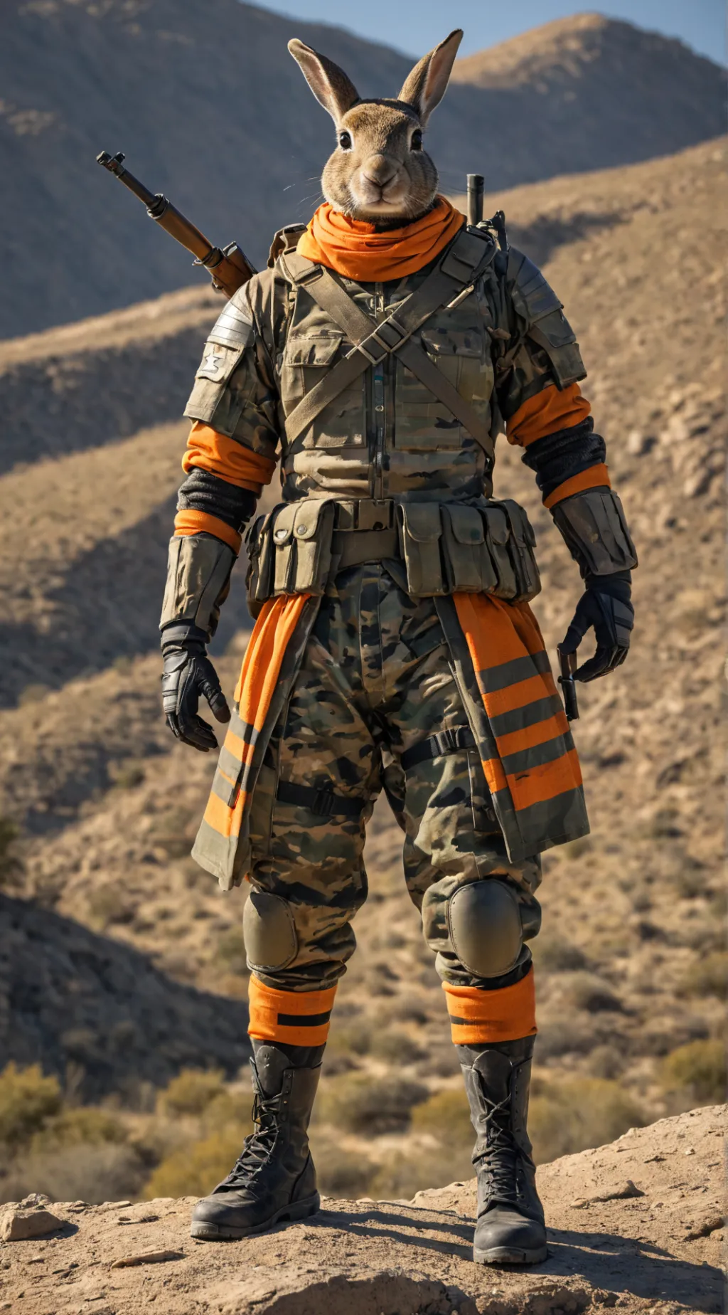 ai character: Conejo cerontón  background