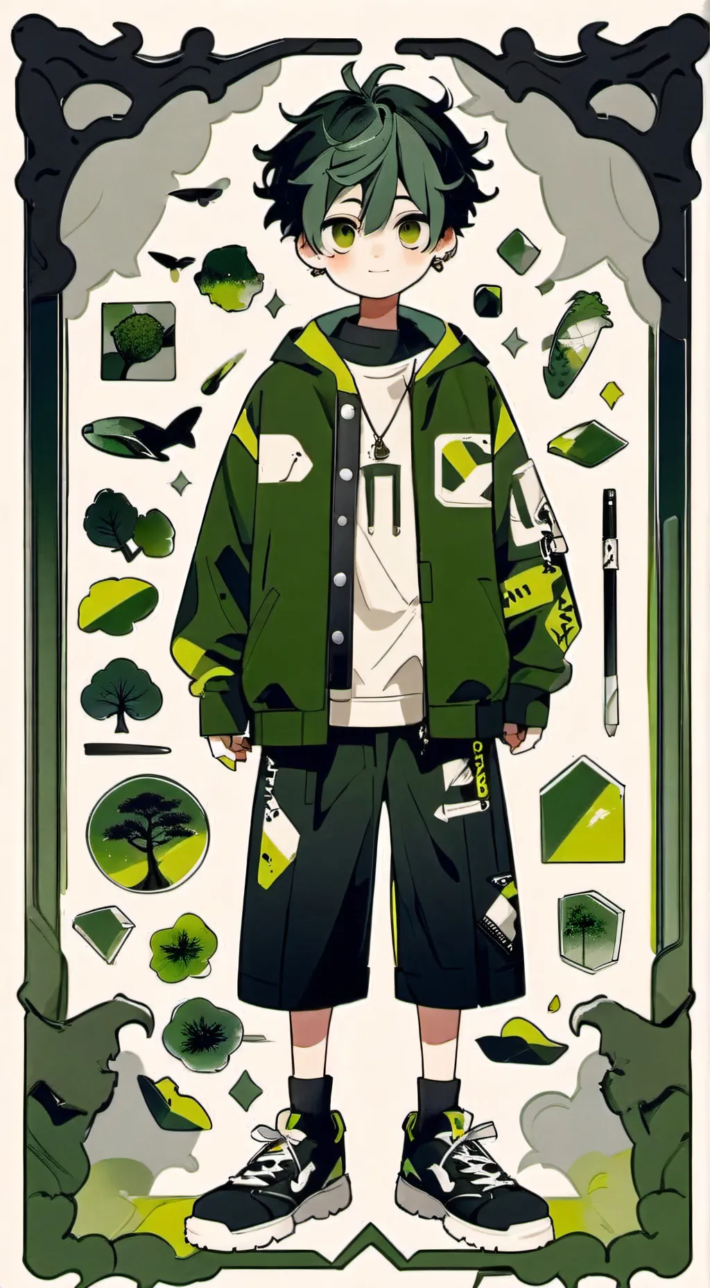 ai character: {•izuku midoriya•} background