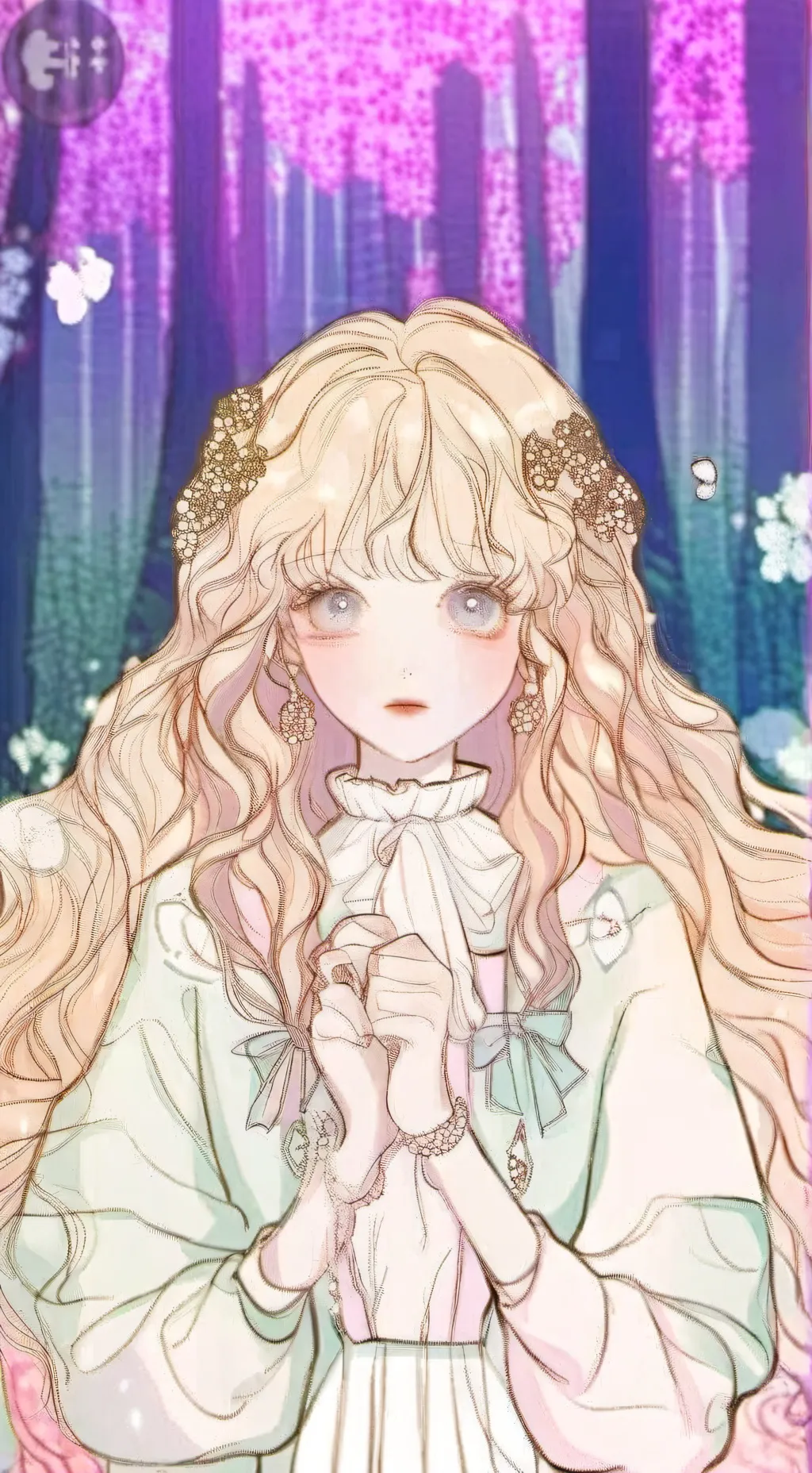 ai character: Lea  background