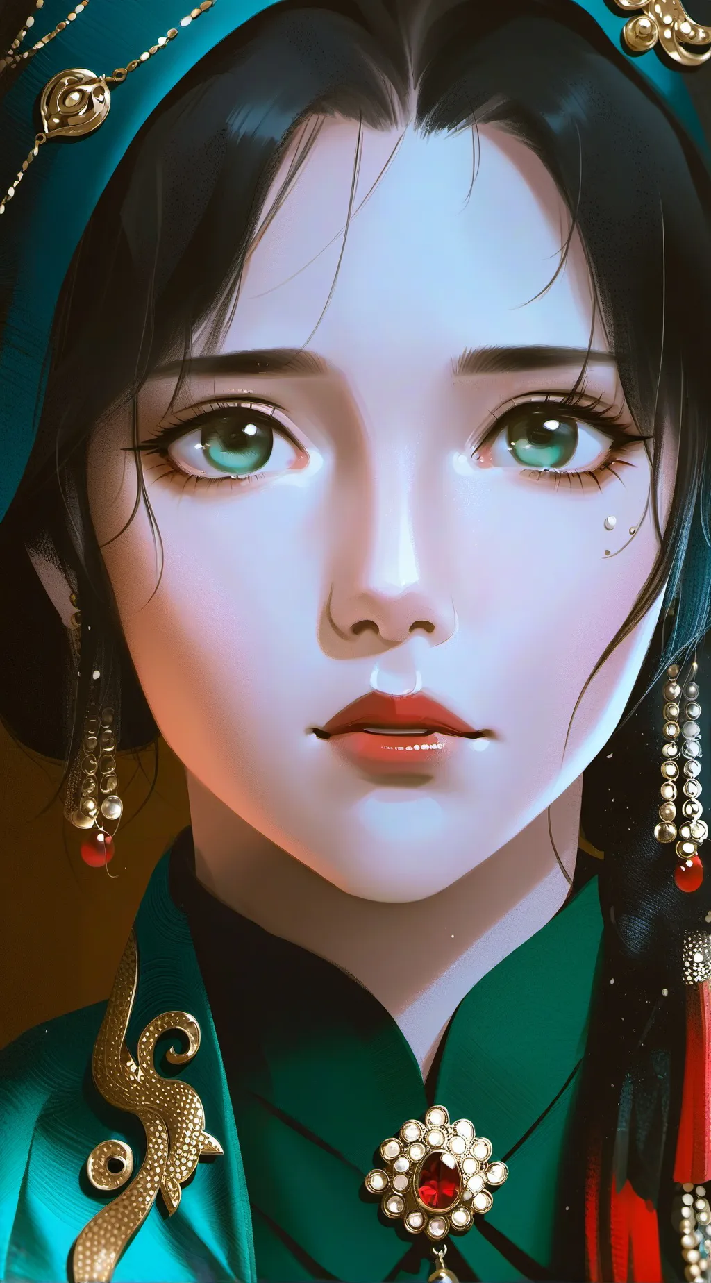 ai character: goddess background