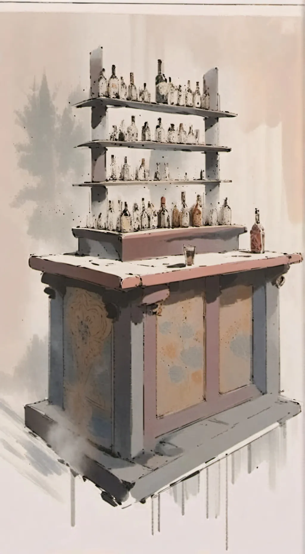 ai character: CH at the bar background