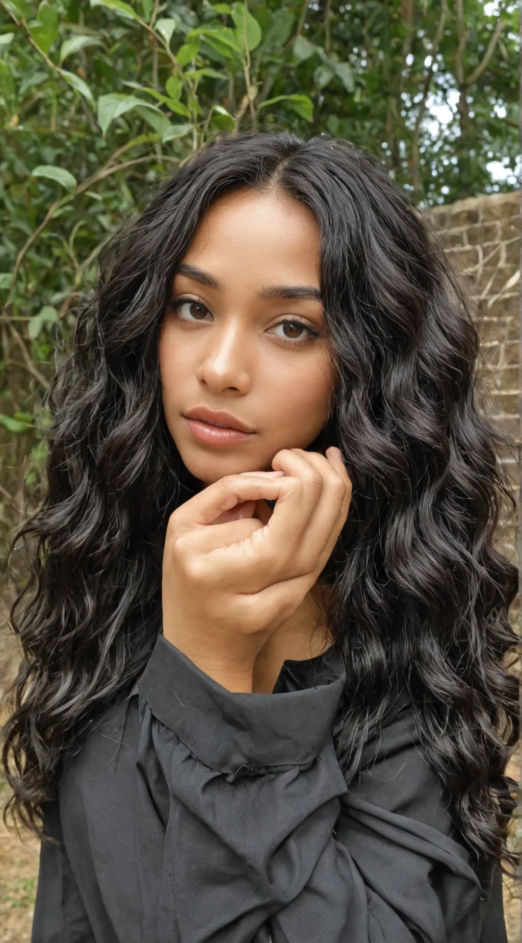 ai character: Dzejla Imanovicc  background