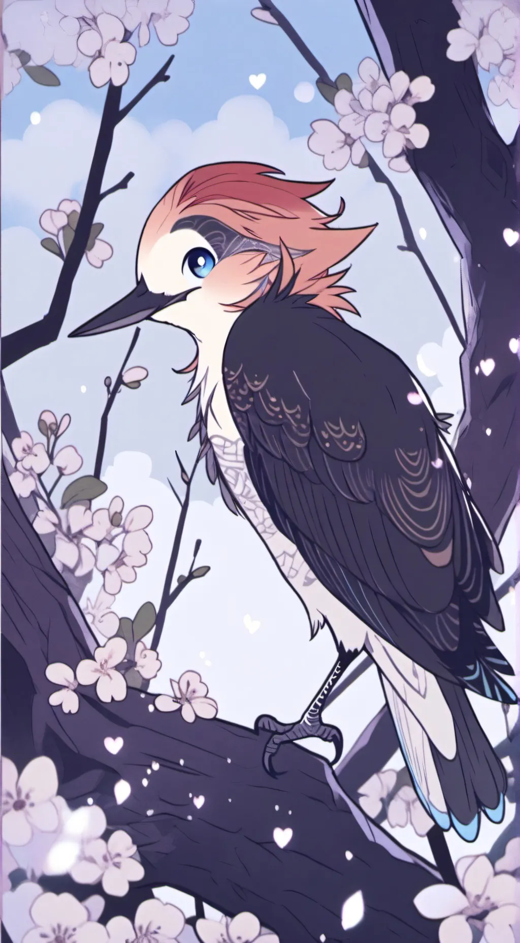 ai character: wisteria the woodp background