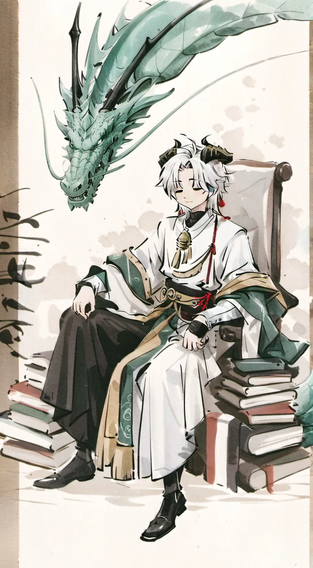 ai character: 🧧🃏oreo 🐲🎰 background