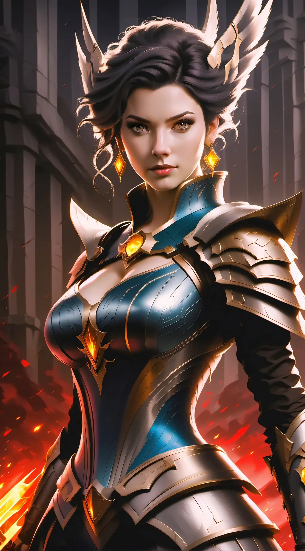 ai character: Nova Shadowland  background