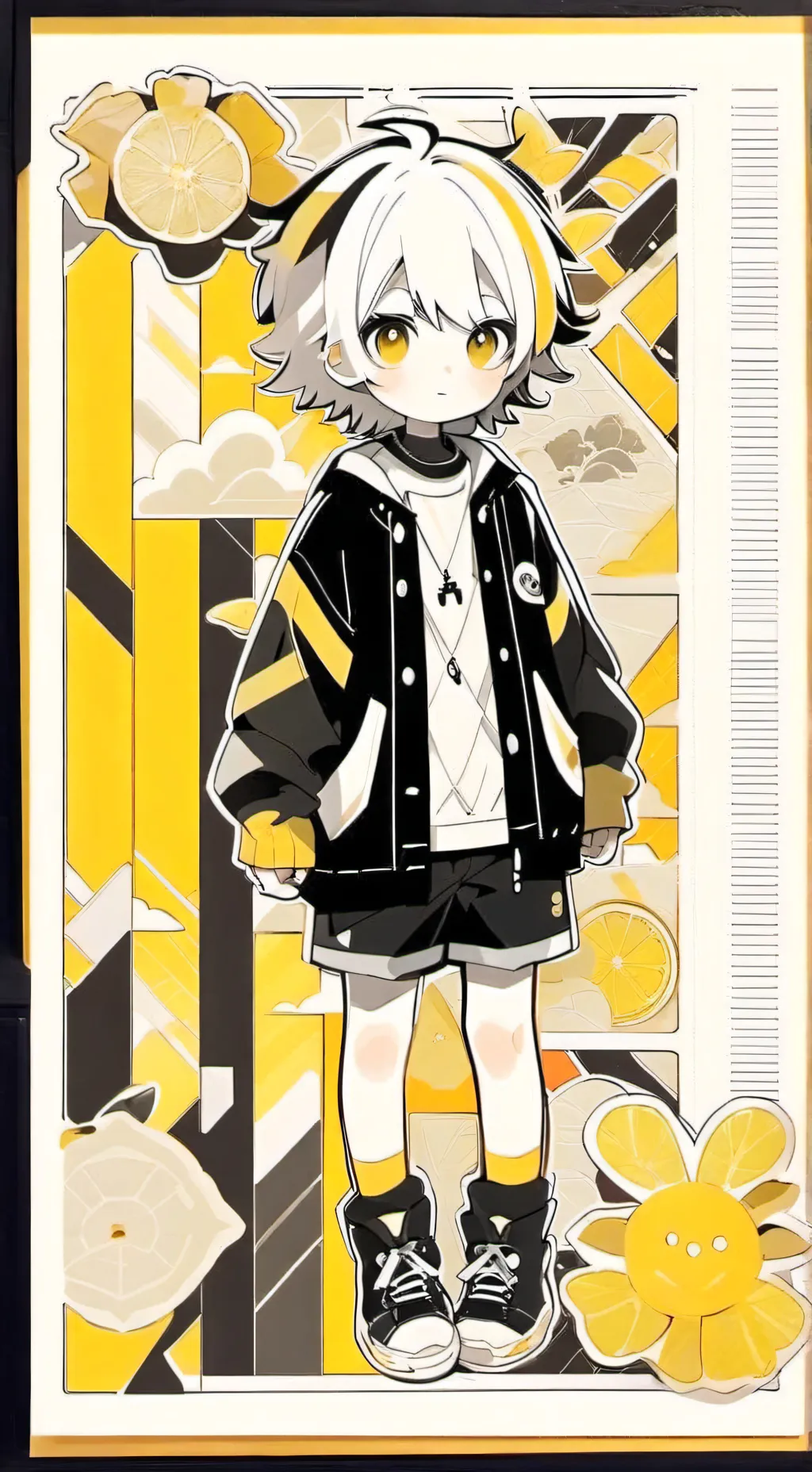 ai character: Autistic sis background