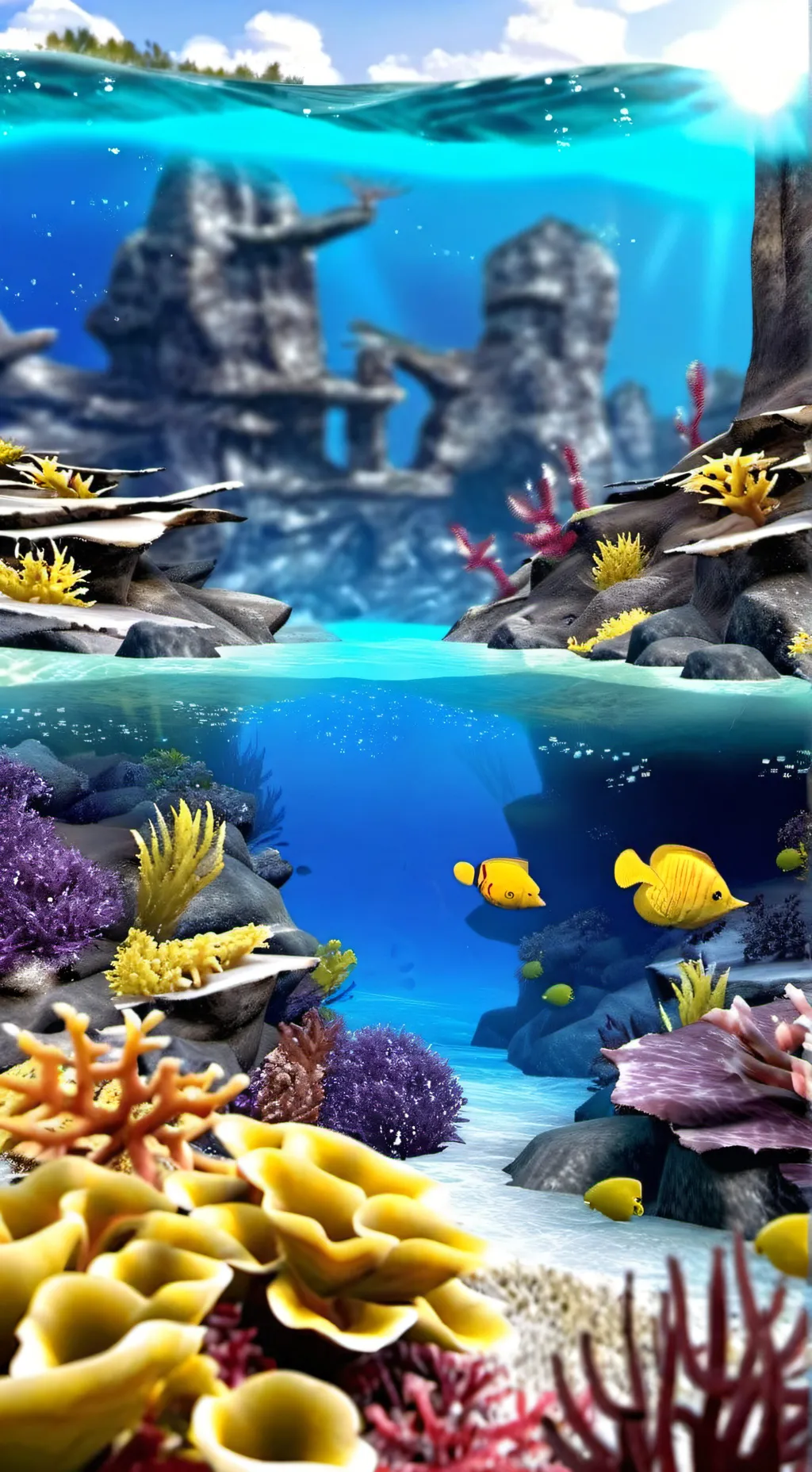 ai character: ocean story background