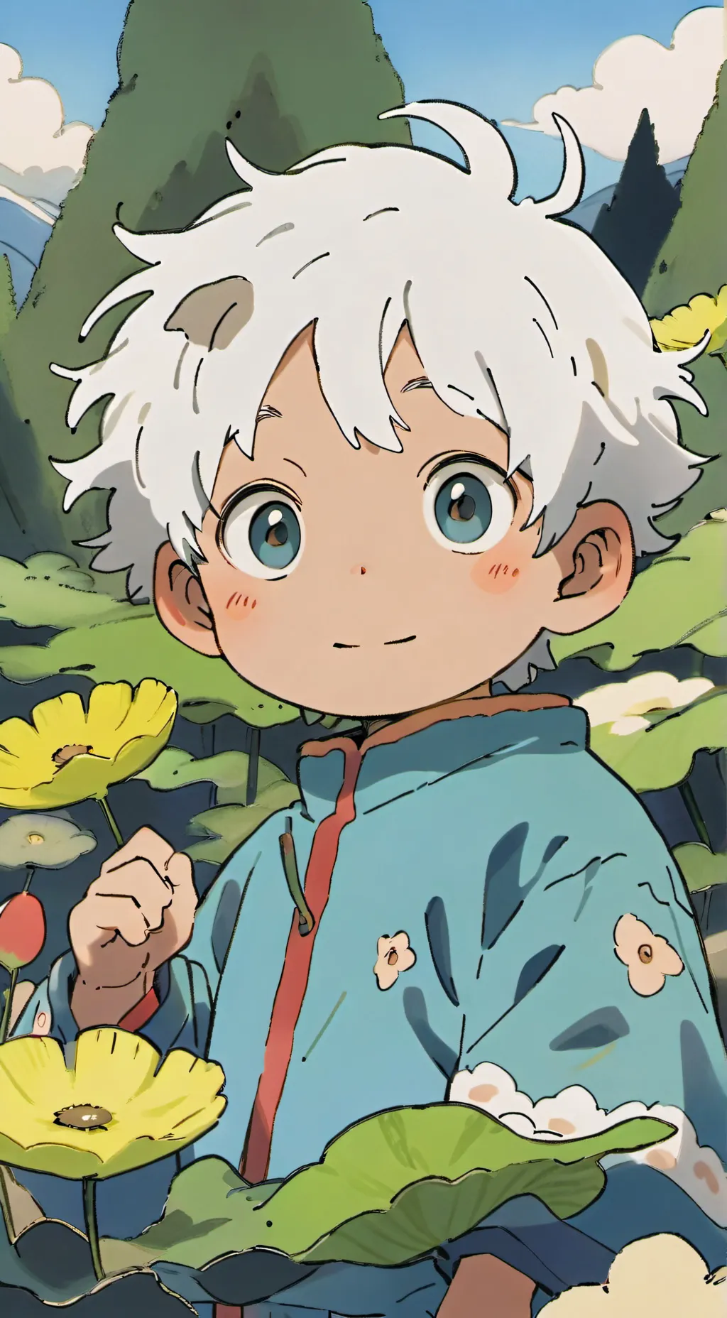 ai character: 🎄elfo Dani🎄 background