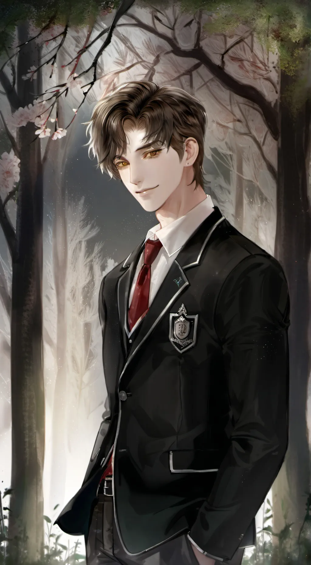 ai character: Adrian background