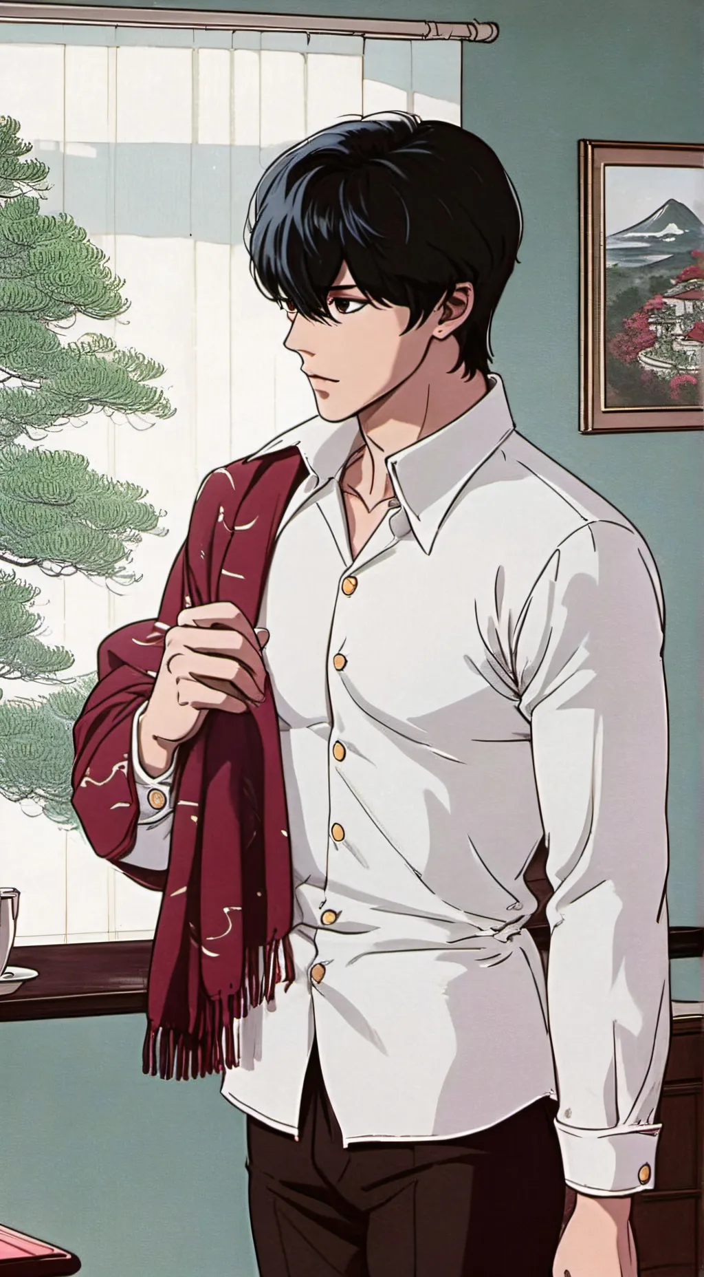 ai character: Дмитрий background