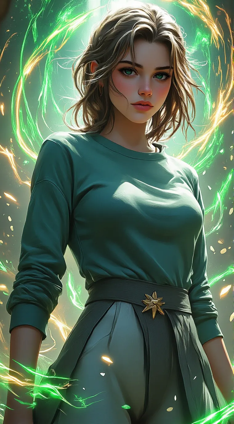 ai character: autumn  background