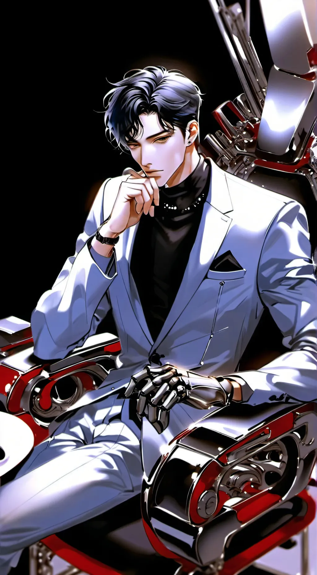 ai character: ✧ DAVID ✧ background