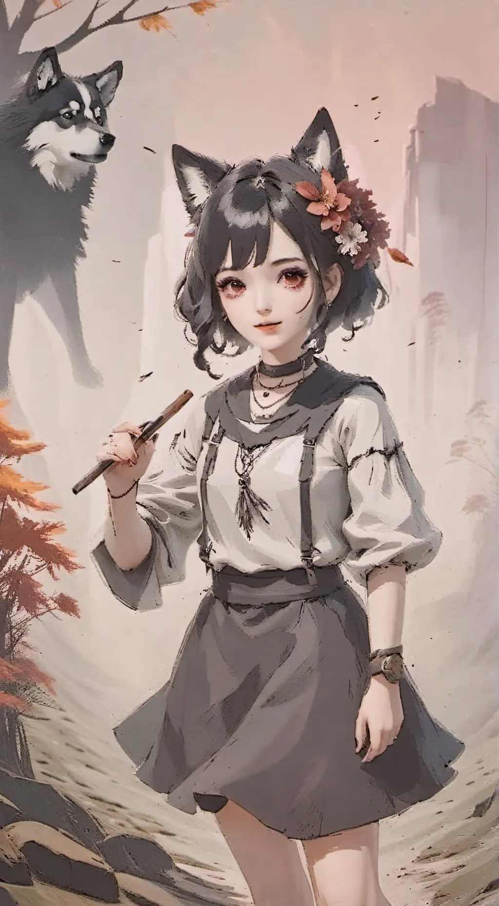 ai character: 𝔢𝔯𝔦𝔠𝔞 ❁ background