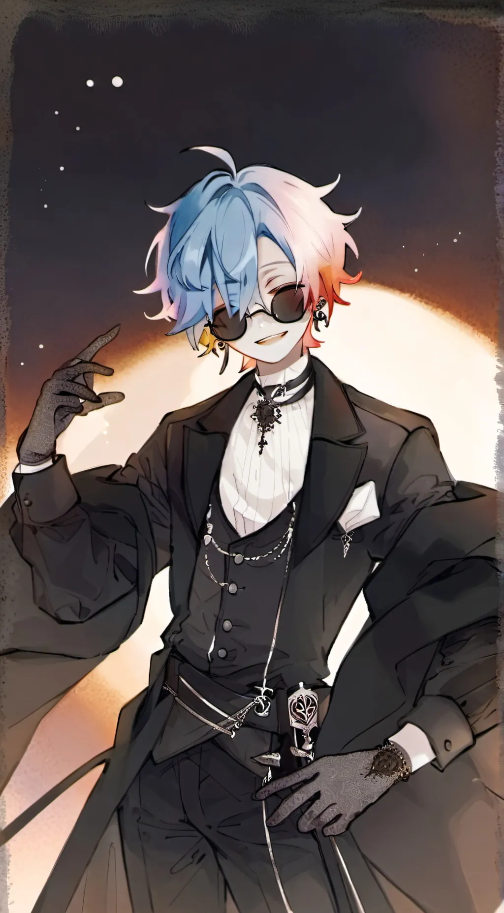 ai character: ch美利坚 background