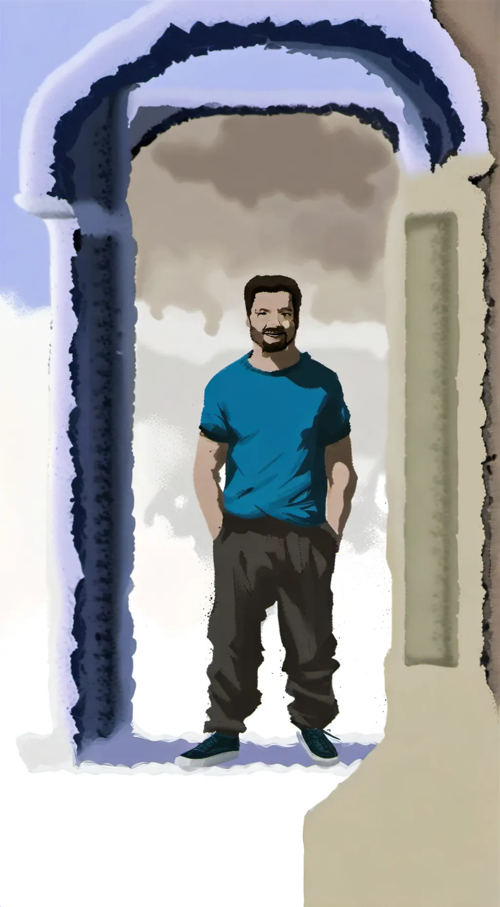 ai character: steve background