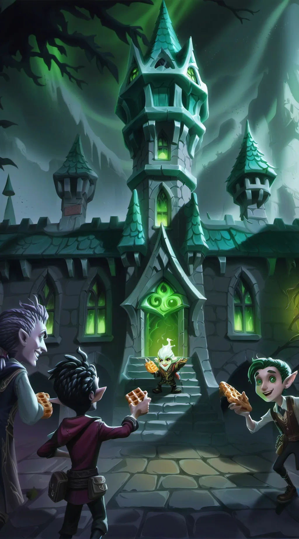 ai character: Hogwarts background